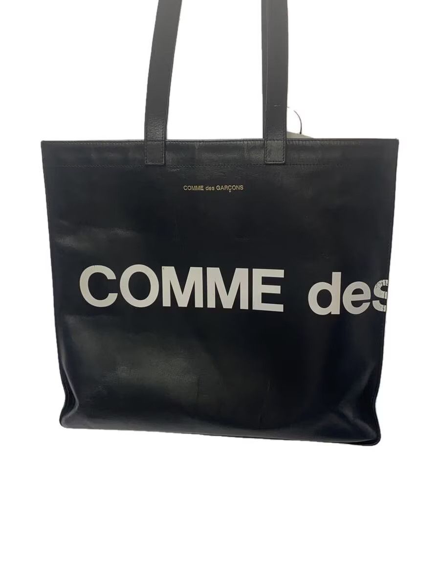Logo Leather Tote Bag