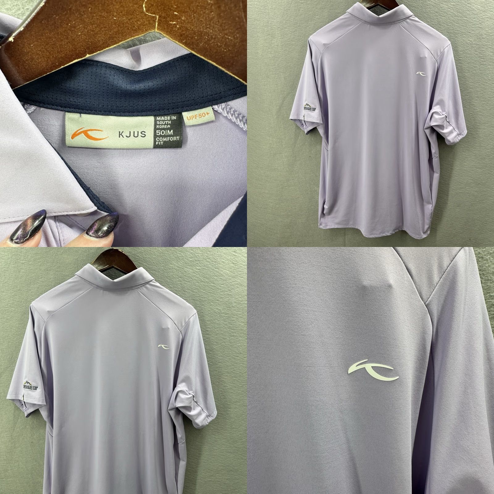 KJUS KJUS Polo Shirt Mens M Soren Cornerstone Golf Embroidered Lavender Preppy Lavender Purple Logo Preppy Golf Shirt Mens M KJUS Polo Shirt Size US M / EU 48-50 / 2 - 8 Thumbnail