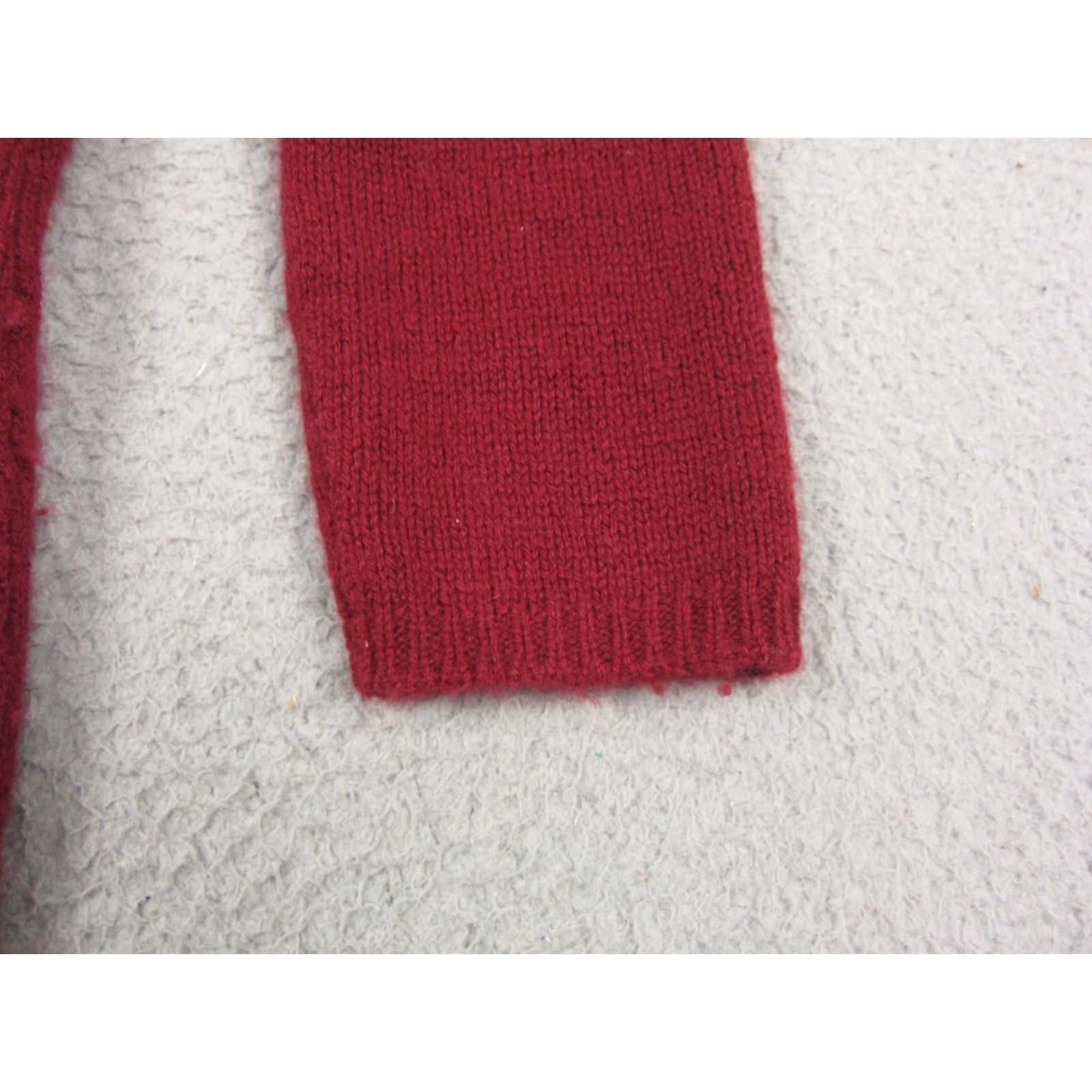 Vintage McDuff Sweater Womens Small Red 100% Cashmere Cowl Neck Pullover Knit Ladies Shirt Size S / US 4 / IT 40 - 3 Thumbnail