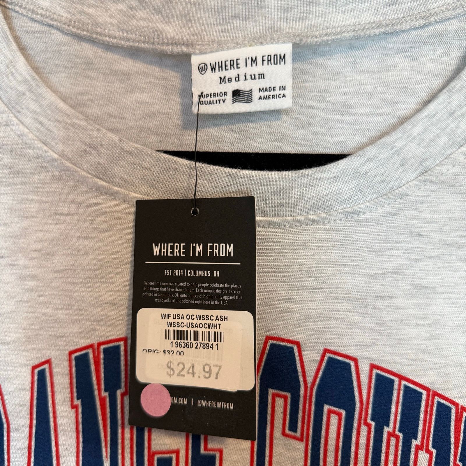 Other Where I’m From Orange County CA Crop Top T-Shirt Size M NWT Size M / US 6-8 / IT 42-44 - 4 Thumbnail