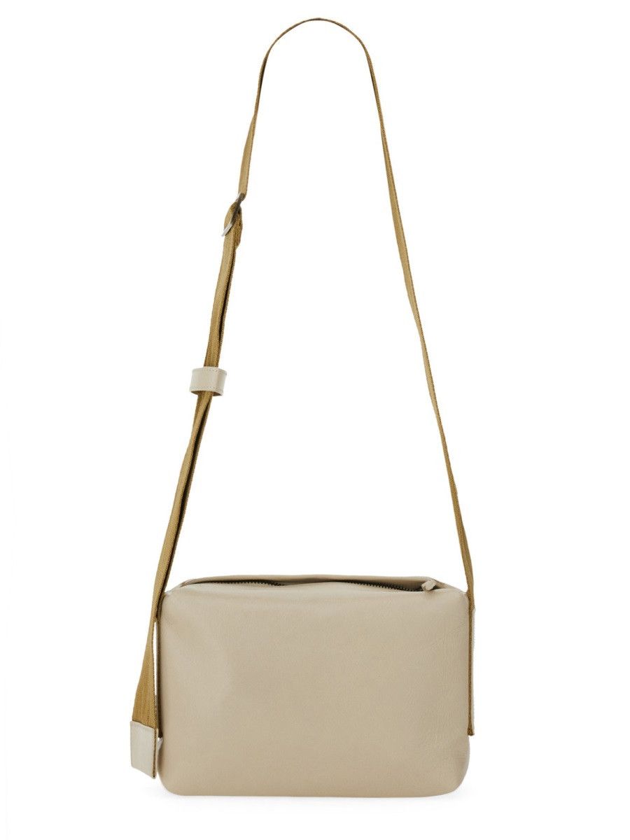 Uma Wang UMA WANG LEATHER SHOULDER BAG - WHITE Size ONE SIZE - 1 Thumbnail