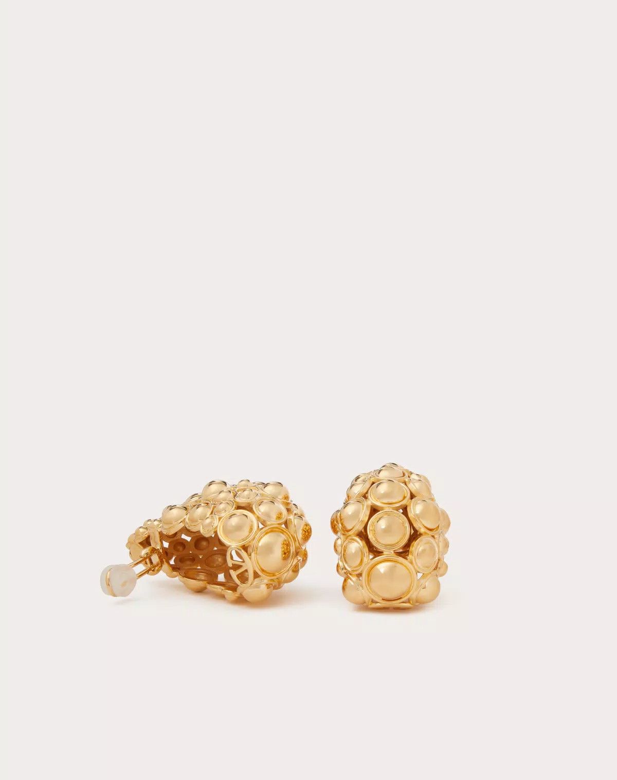 Valentino oc11z0725 Size:OS/ Metal Pineapple Earrings in Golden Size ONE SIZE - 4 Thumbnail