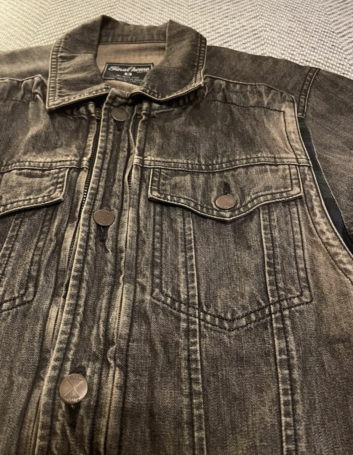 Final Home Final Home Deconstructed Denim Jacket K24 Size US M / EU 48-50 / 2 - 7 Thumbnail