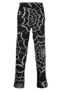 Palm Angels o1mle0226 Spider Web Classic Trackpant in Black & White Size US 36 / EU 52 - 1 Thumbnail