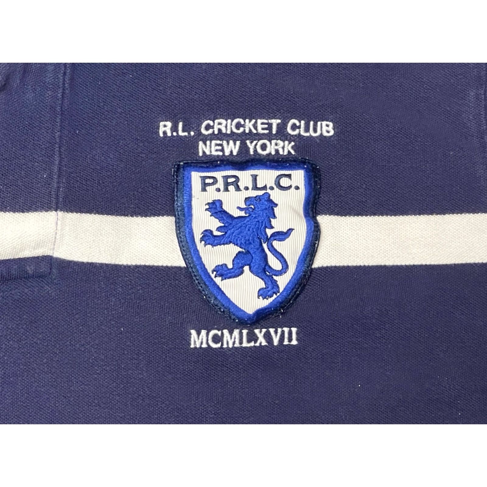 Polo Ralph Lauren POLO RALPH LAUREN VINTAGE Golf Polo Shirt XL Blue NYC Cricket Club Mens Size US XL / EU 56 / 4 - 4 Thumbnail