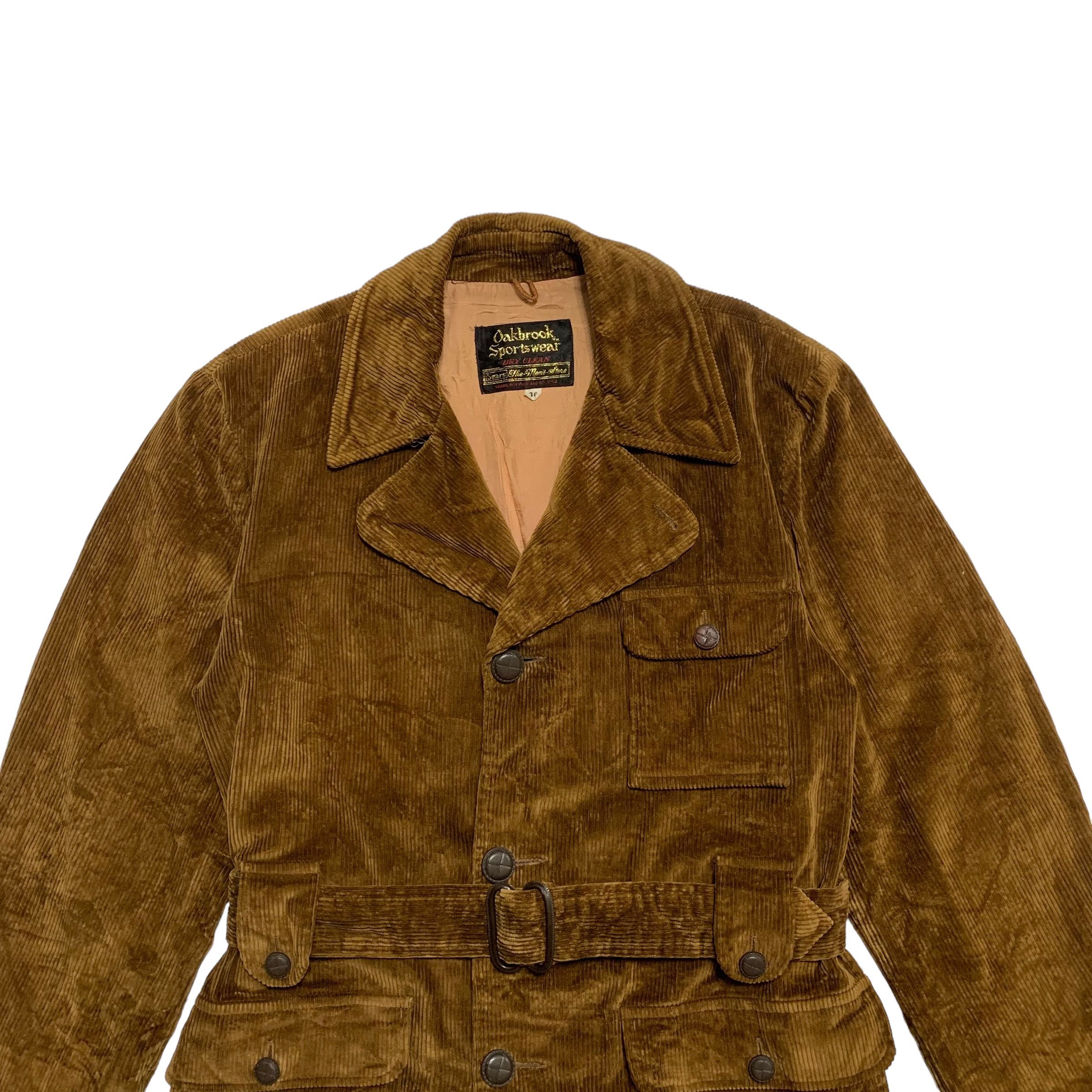 Sears Vintage 60s Sears Oakbrook Sportwear Corduroy Coat Size US M / EU 48-50 / 2 - 3 Thumbnail