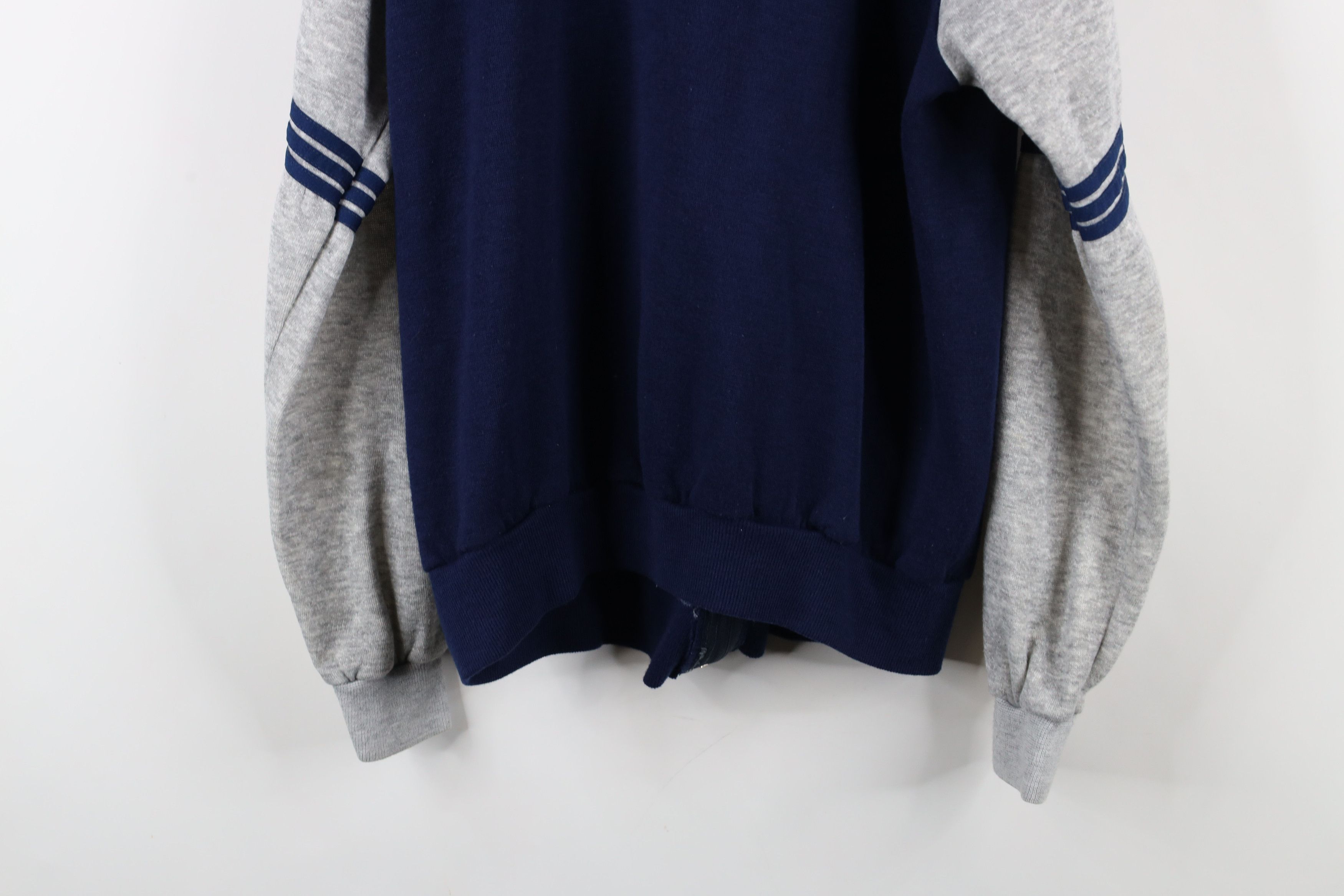 Vintage Vintage 70s Soffe Block Striped Tennis Track Jacket USA Size US M / EU 48-50 / 2 - 14 Thumbnail