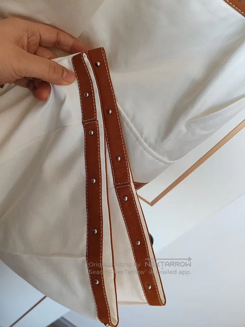 Hermes Hermes 2022SS Showpiece Button-Up Belt Pants Size 42" / US 20 - 4 Thumbnail