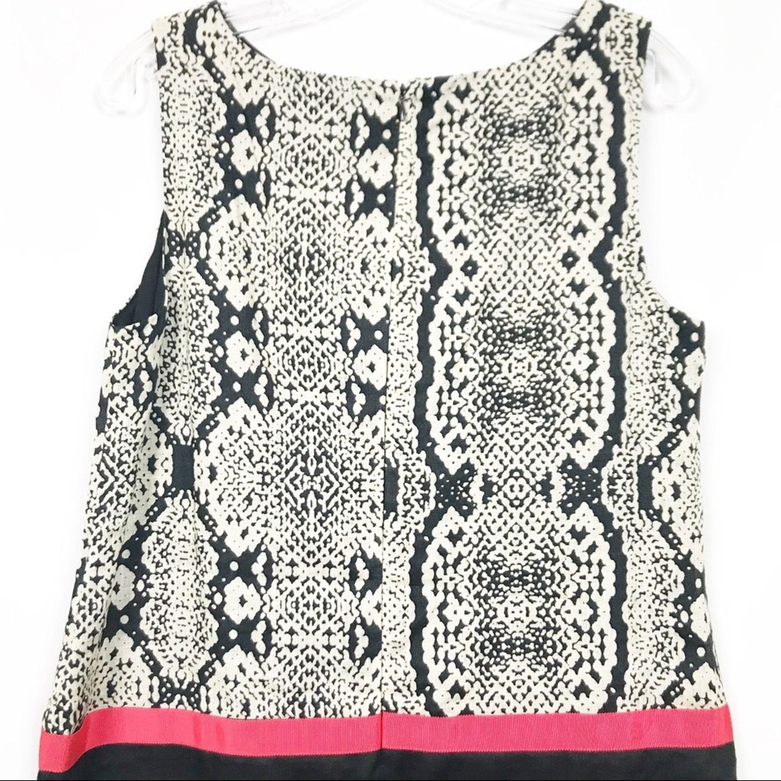 Loft Loft Linen Snake Skin Print Color Block Dress Sz 12P Size XL / US 12-14 / IT 48-50 - 7 Thumbnail