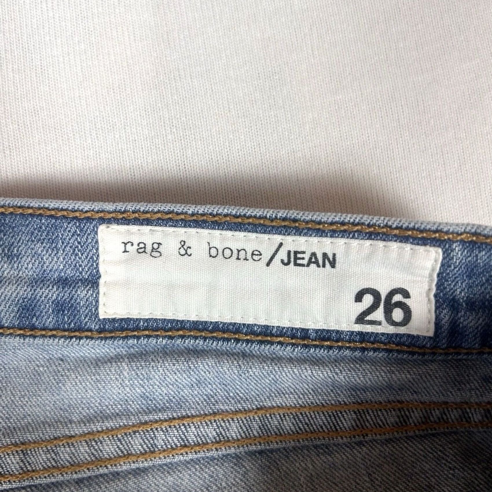Rag & Bone rag & bone Dre Skinny Jeans Women's 26 Medium Wash Stretch Blue Denim Jeans Womens 26 Size 26" / US 2 / IT 38 - 3 Thumbnail