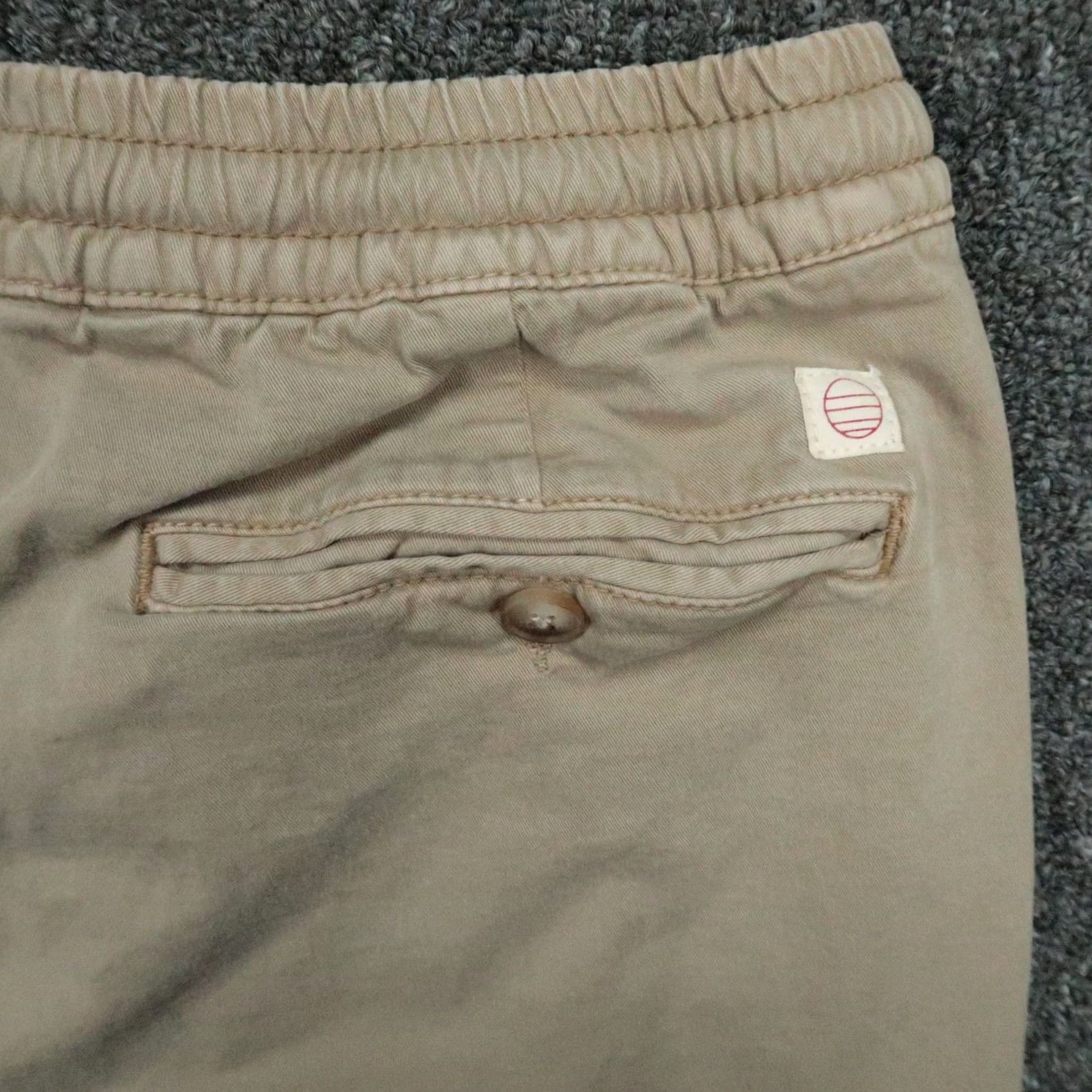 Marine Layer Marine Layer Pants Mens XL Beige Slim Fit Chino Casual Workwear Pockets Stretch Flat Front 32in Inseam Denim? Size US 36 / EU 52 - 5 Thumbnail