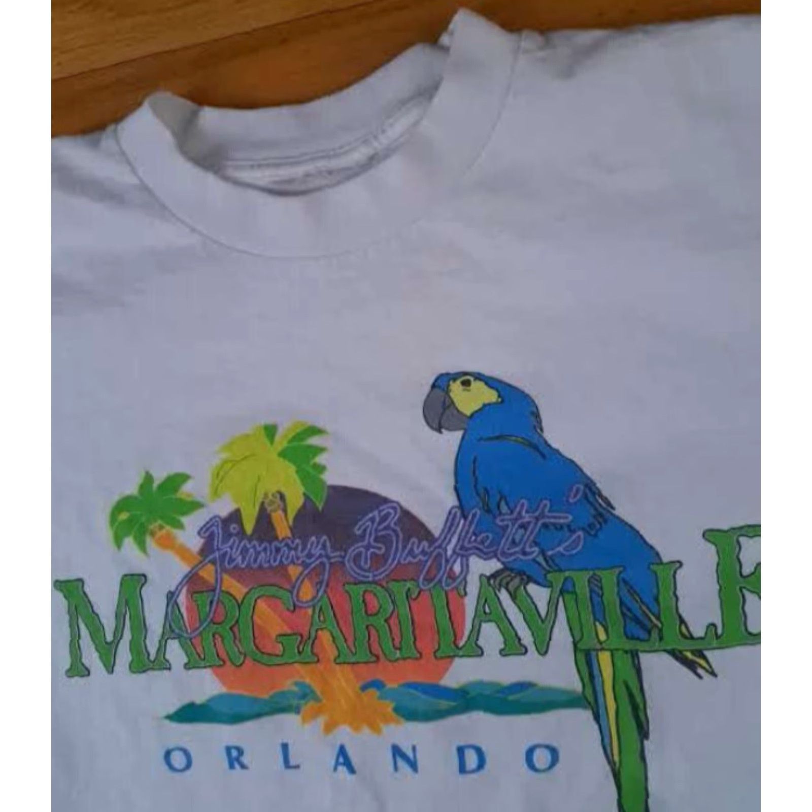 Vintage VINTAGE Margaritaville Orlando White T-Shirt L Unbranded Unisex Adults Short Sleeve Shirt Mens Womens Size L / US 10 / IT 46 - 3 Thumbnail