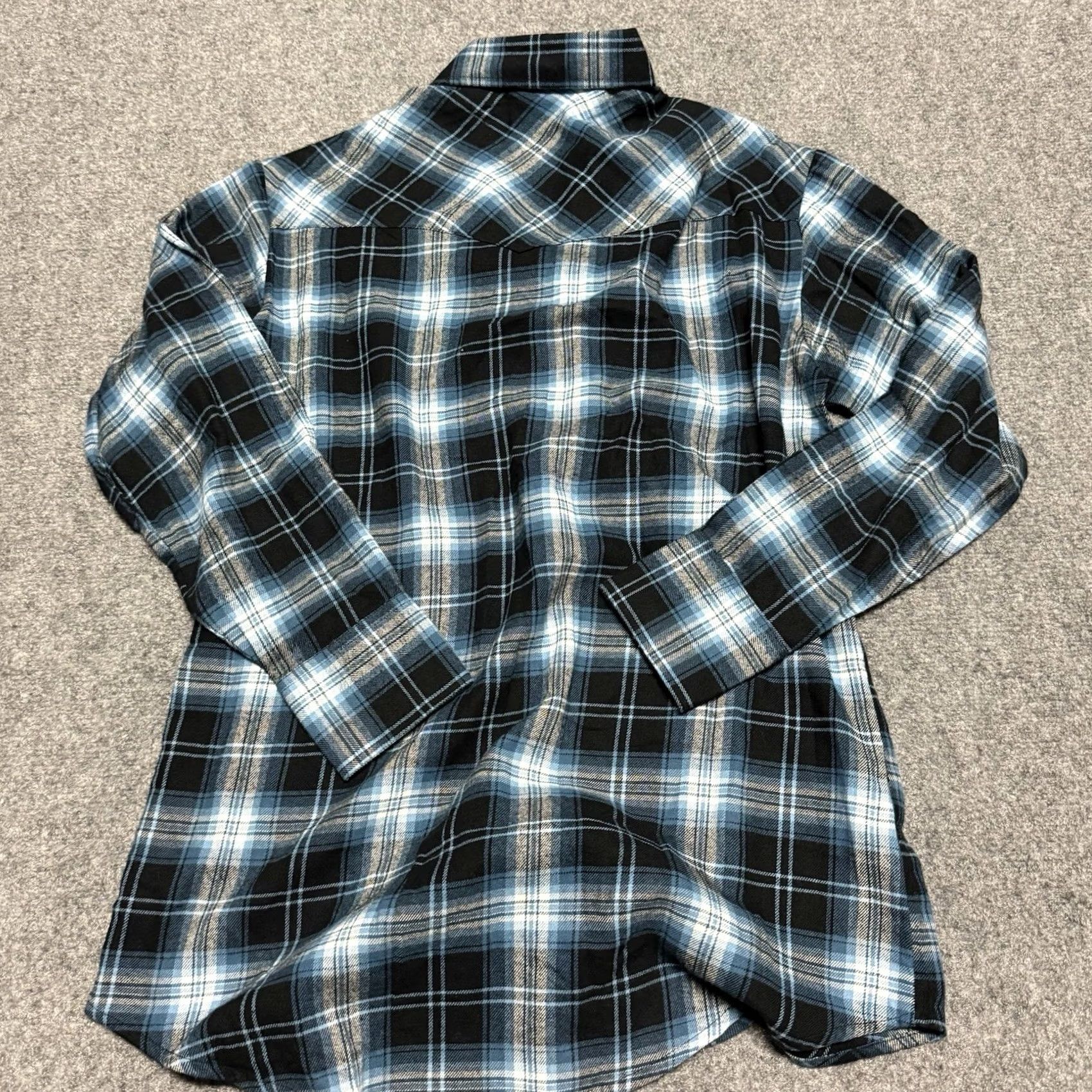 Vintage VINTAGE Ely Cattleman Shirt Mens M Blue Western Pearl Snap Cowboy Rodeo Long Sleeve NWT Size US M / EU 48-50 / 2 - 5 Thumbnail