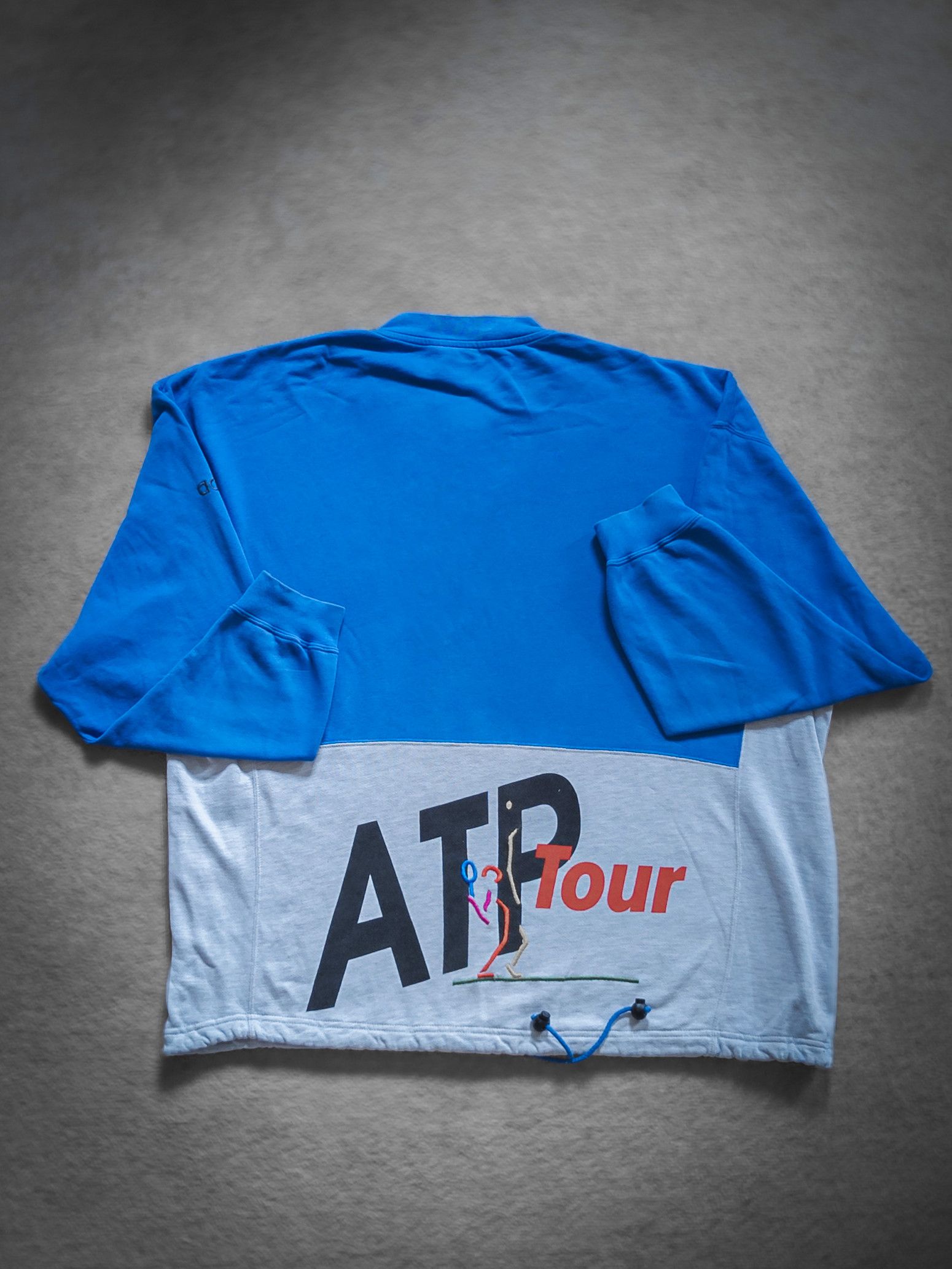 Adidas Vintage Adidas ATP Tour Sweatshirt 90s Oversized XL Size US XL / EU 56 / 4 - 4 Thumbnail