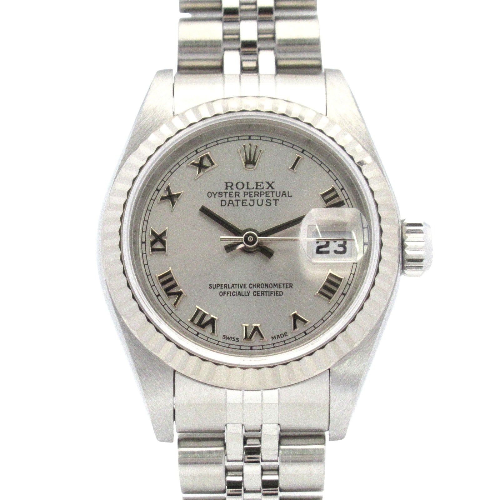 Rolex Rolex Datejust Y Number Women Watch Automatic Winding K18Wg (White Gold) Stainless Steel Silver Ro Size ONE SIZE - 1 Thumbnail