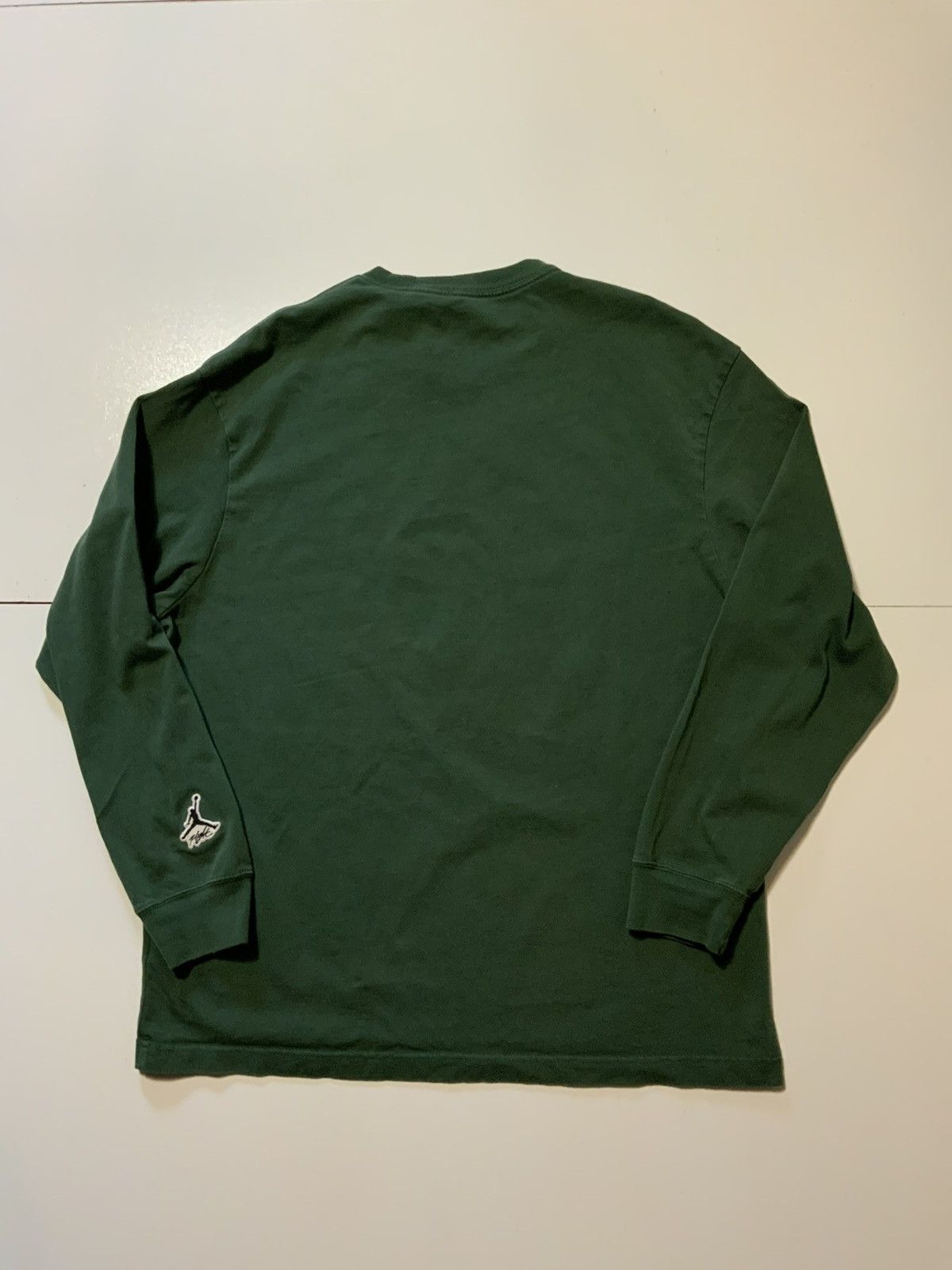 Jordan Brand Air Jordan Flight Noble Green Essentials Fit L/S T-Shirt Size US L / EU 52-54 / 3 - 3 Thumbnail