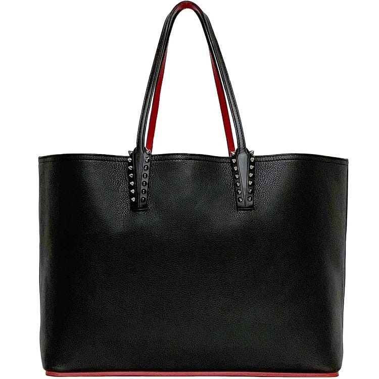 CHRISTIAN LOUBOUTIN Tote Bag Black Leather