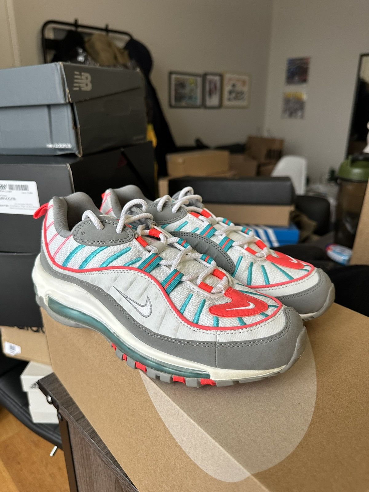 Nike “Particle Grey White” Air Max 98 (Women’s) Size US 7 / EU 40 - 1 Thumbnail