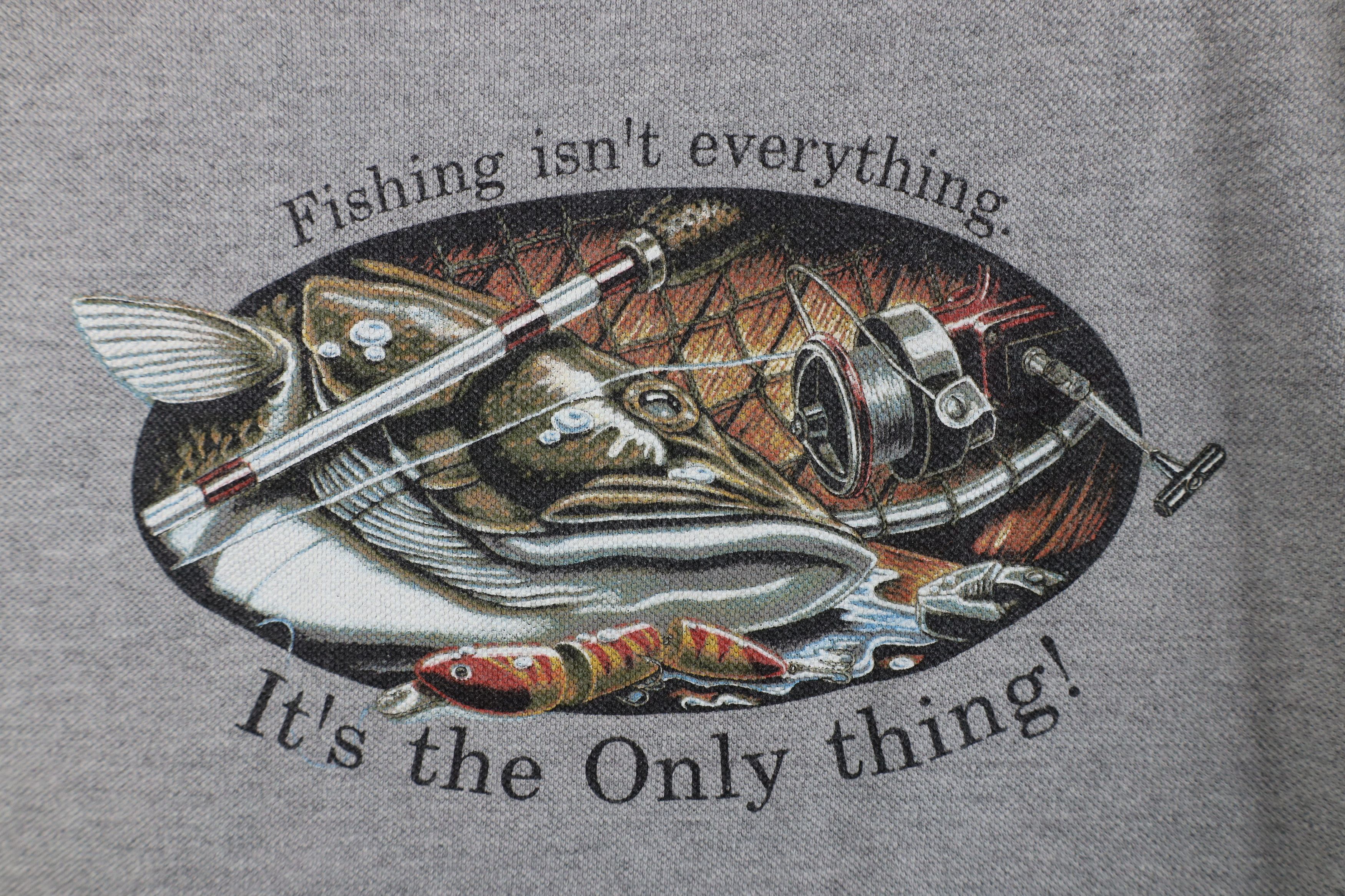 Vintage Vintage 90s Everything It's The Only Thing Knit T-Shirt USA Size US L / EU 52-54 / 3 - 4 Thumbnail