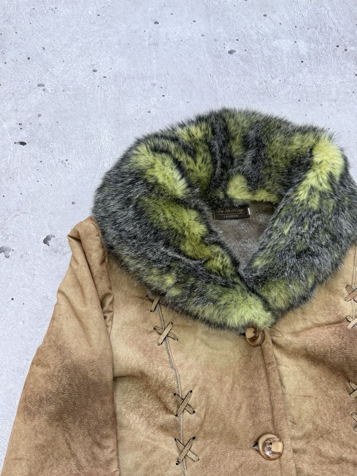 If Six Was Nine If Six Was Nine L.G.B. Style Avant Garde Fur Jacket Size L / US 10 / IT 46 - 2 Thumbnail
