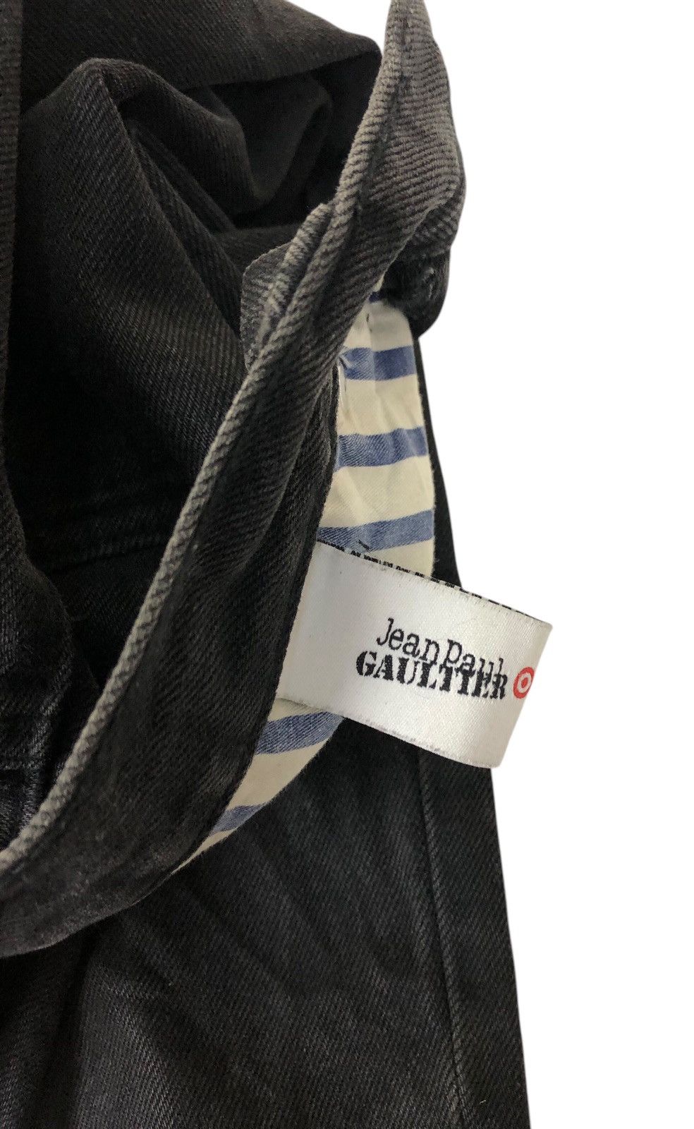 Jean Paul Gaultier Jean Paul Gaultier Target Black Denim Jeans Size US 30 / EU 46 - 13 Thumbnail