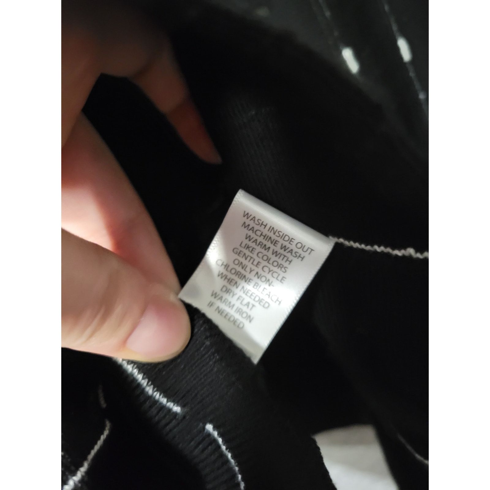 Other Teen Women Candies Thick Black White Skirt Small Size 29" - 5 Thumbnail