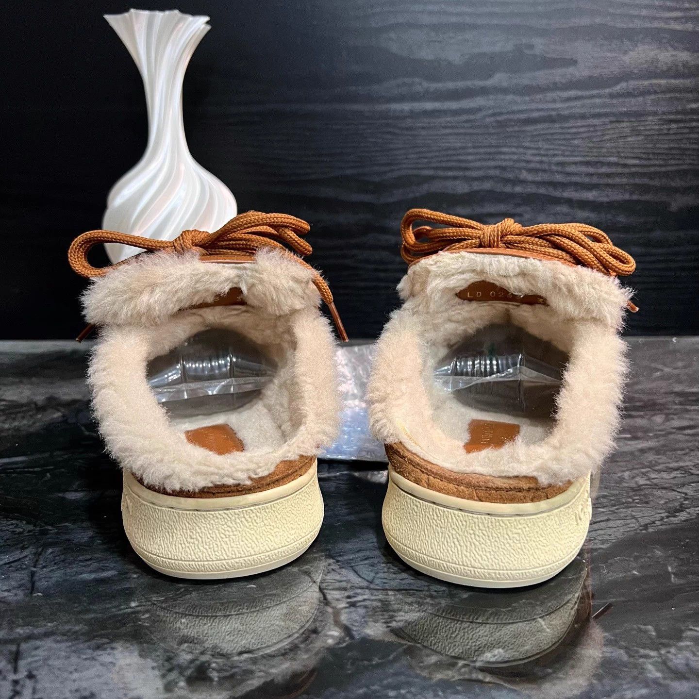 Louis Vuitton Lv Brown All-over Print Flocked Half-Slip Casual Shoes Size US 7.5 / IT 37.5 - 2 Thumbnail