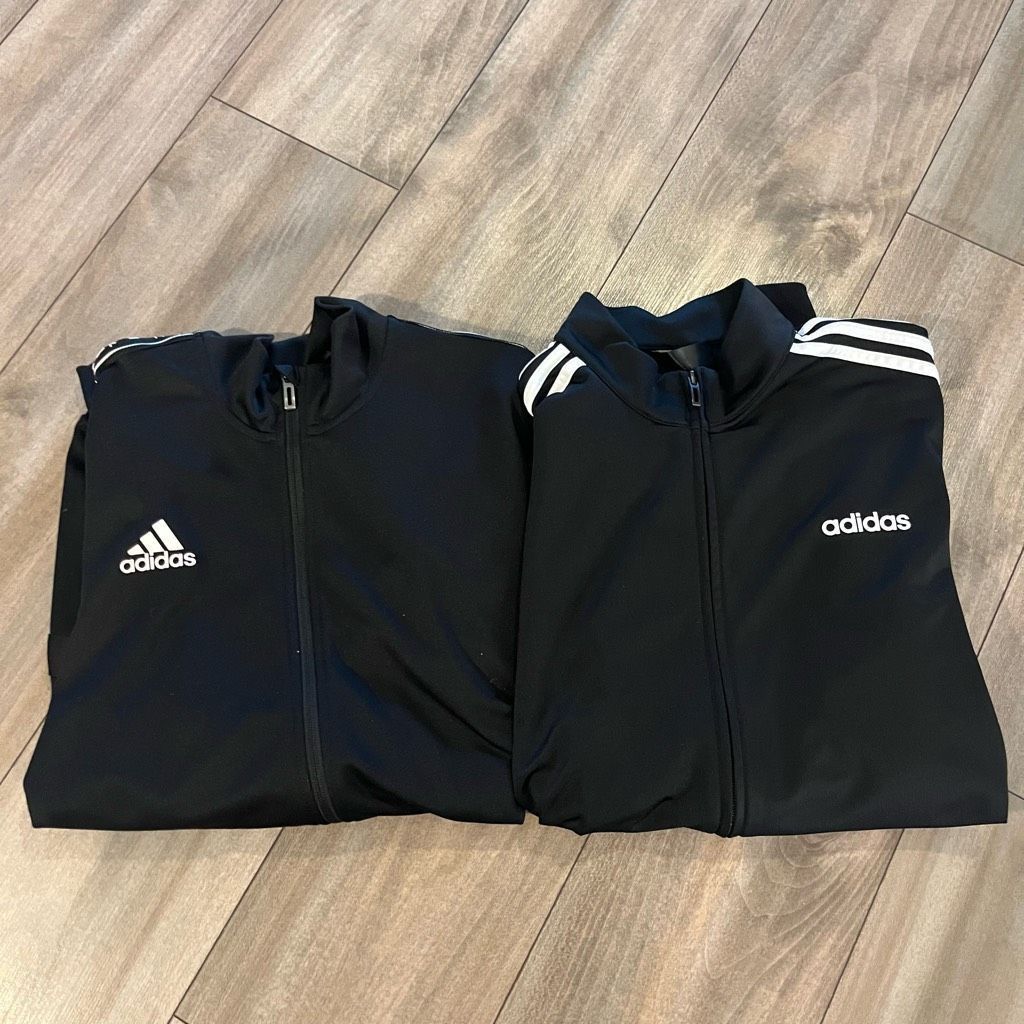 Adidas Lot of 2 Adidas Athletic Full Zip Jackets Men Large Size US L / EU 52-54 / 3 - 1 Thumbnail