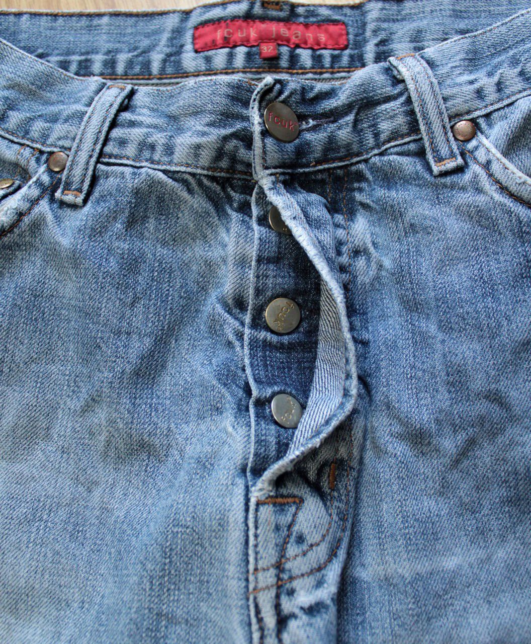 FCUK × French Connection 🔥 FCUK French Connection Distressed Denim Pants Jeans Y2K Size US 32 / EU 48 - 5 Thumbnail