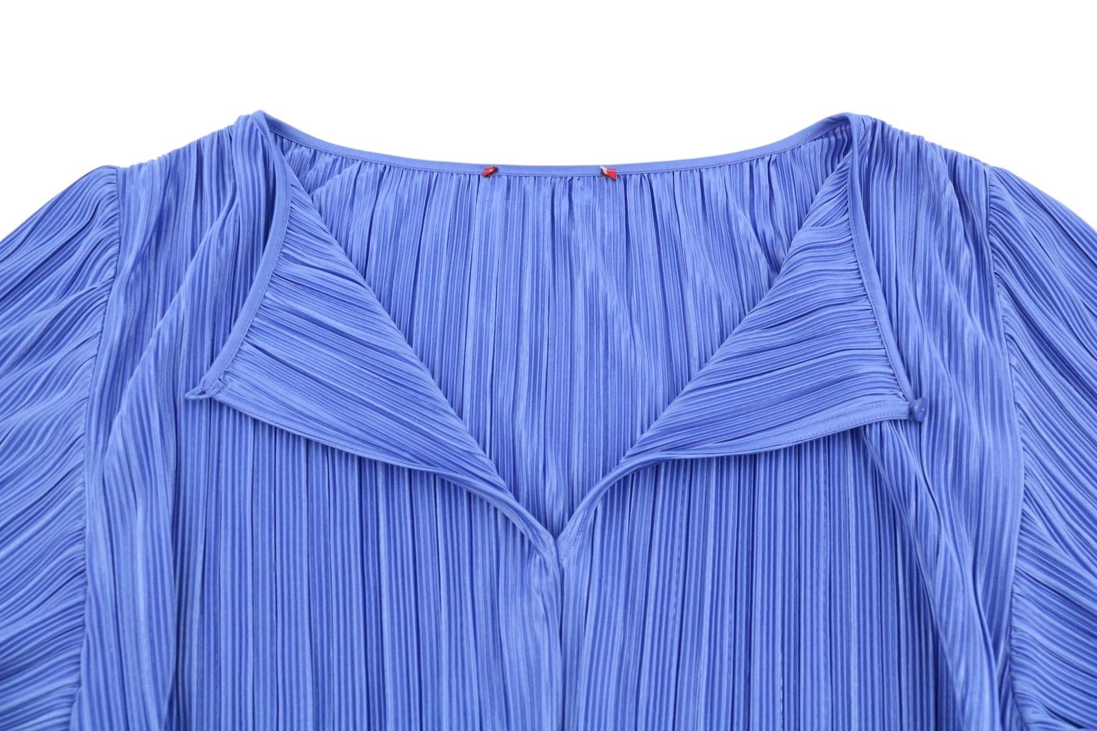 MAX&Co. XL Blue Textured Belted Short Sleeve Mini Dress 88914 Size XL / US 12-14 / IT 48-50 - 5 Thumbnail