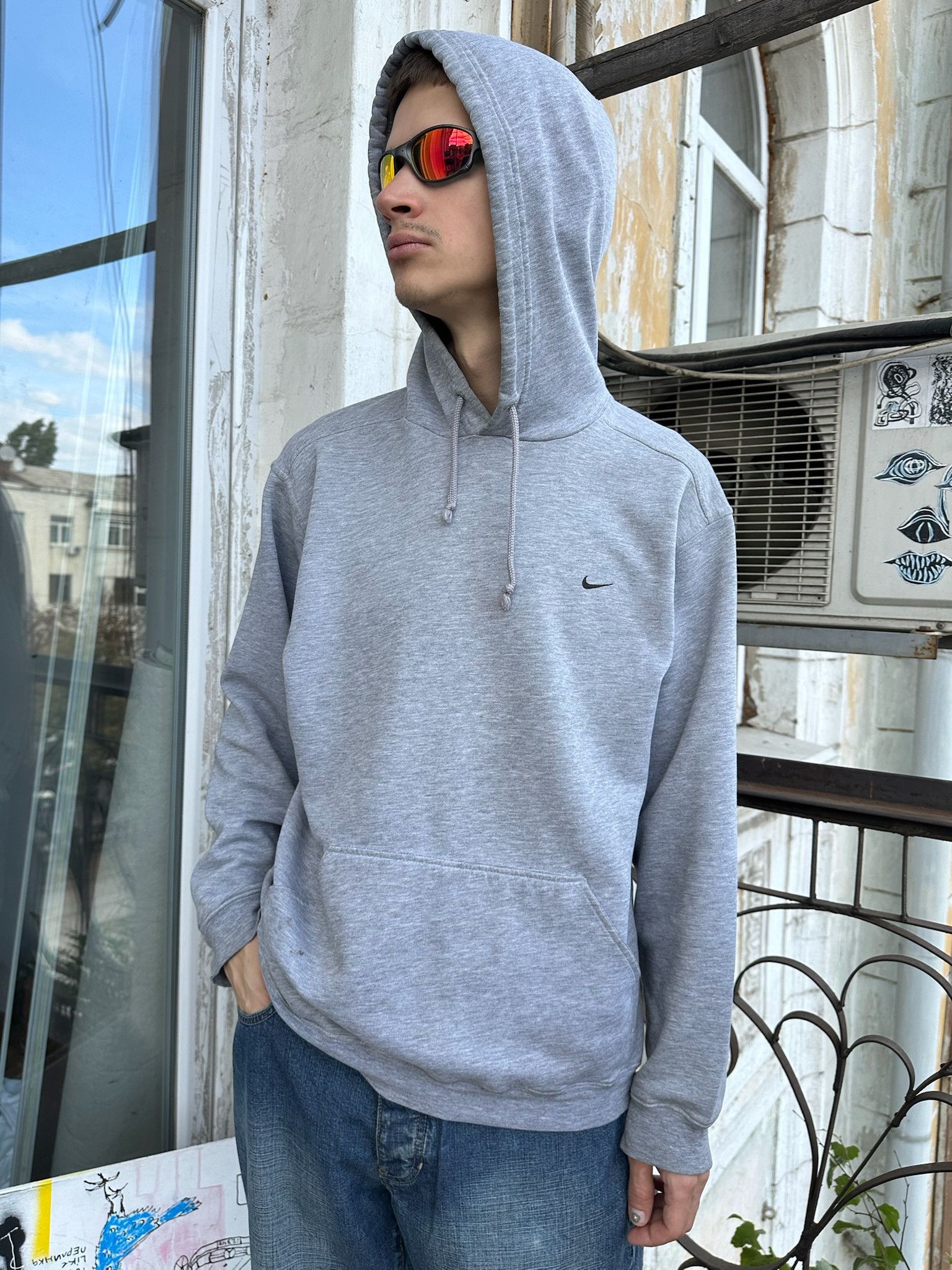 Nike NIKE hoodie Y2K Boxy Distressed Embroidery SWOOSH Size US M / EU 48-50 / 2 - 4 Thumbnail