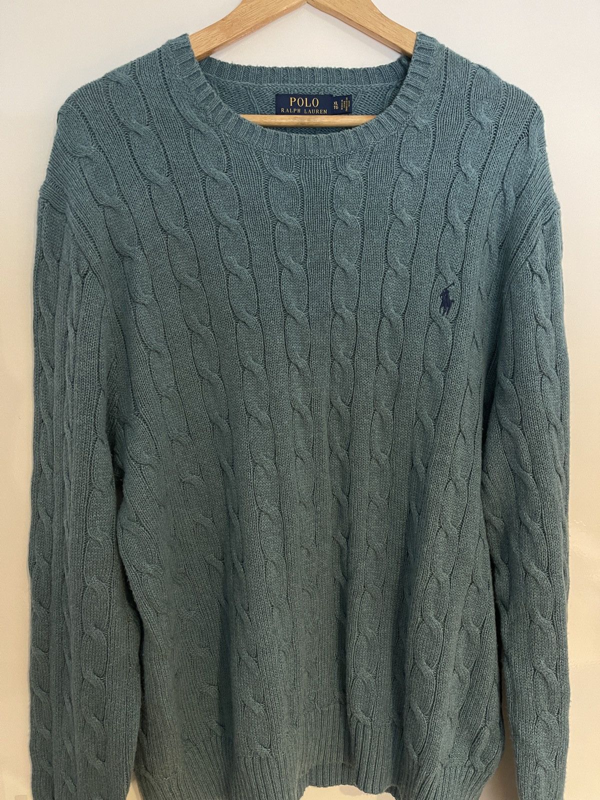 Polo Ralph Lauren Polo Ralph Lauren cableknit sweater Size US XL / EU 56 / 4 - 1 Thumbnail