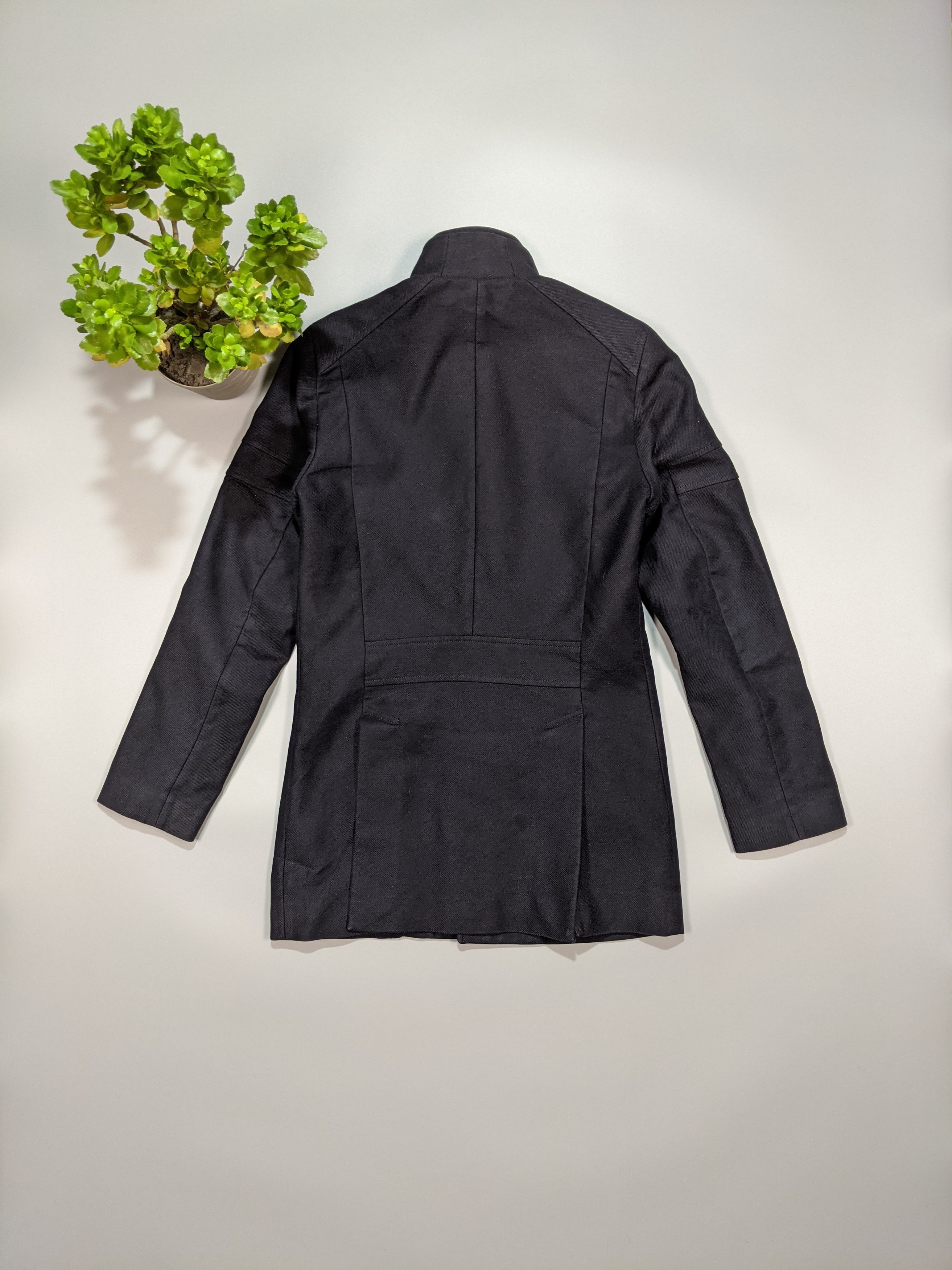 Japanese Brand × Reiss REISS MEN'S OVERCOAT Size S Dark-Blue Trench Coat Size US S / EU 44-46 / 1 - 5 Thumbnail