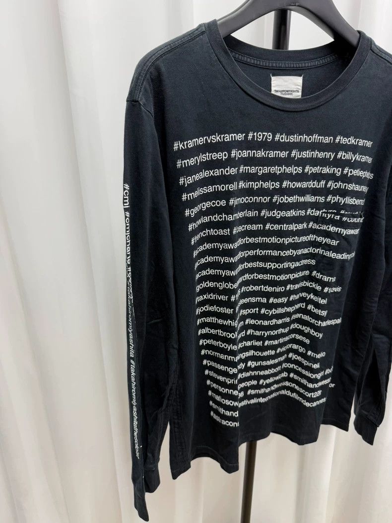 Takahiromiyashita The Soloist. The soloist Bullet screen lyric long sleeve 2501-Nextarrow Size US M / EU 48-50 / 2 - 3 Thumbnail