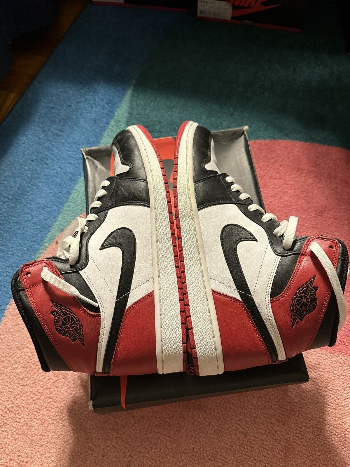 Jordan Brand Jordan 1 Retro “Black Toe” 2013 Size US 11.5 / EU 44-45 - 4 Thumbnail