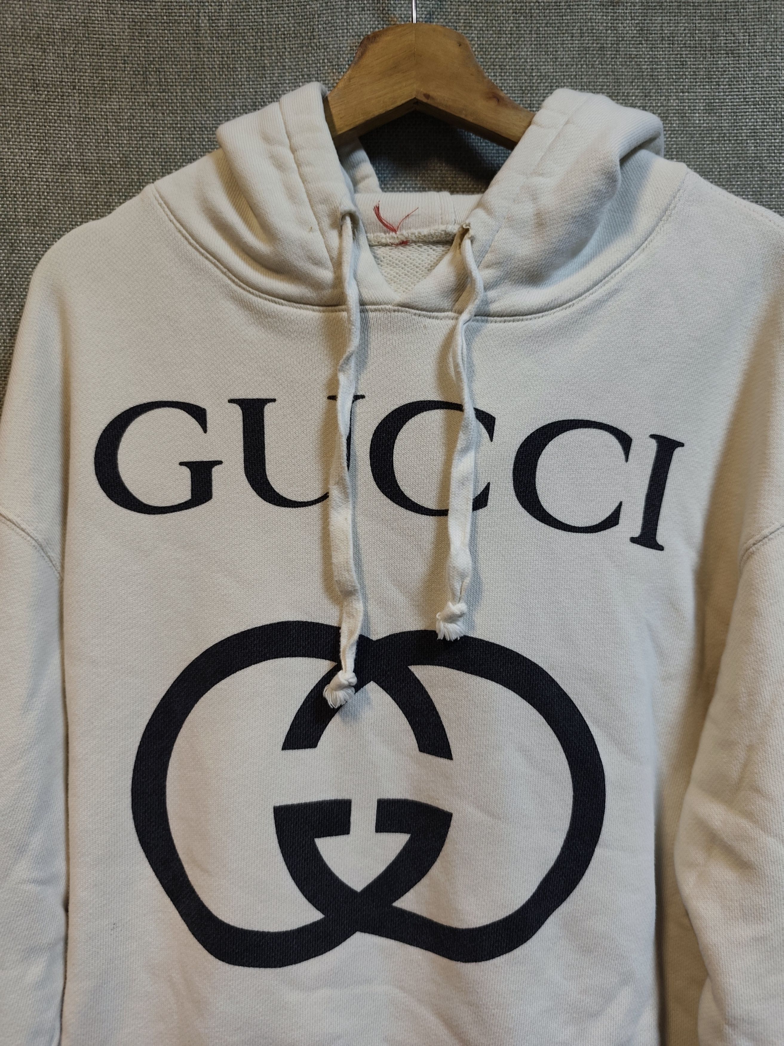 Gucci Gucci Big Logo GG Interlocking Hoodie Size US M / EU 48-50 / 2 - 3 Thumbnail