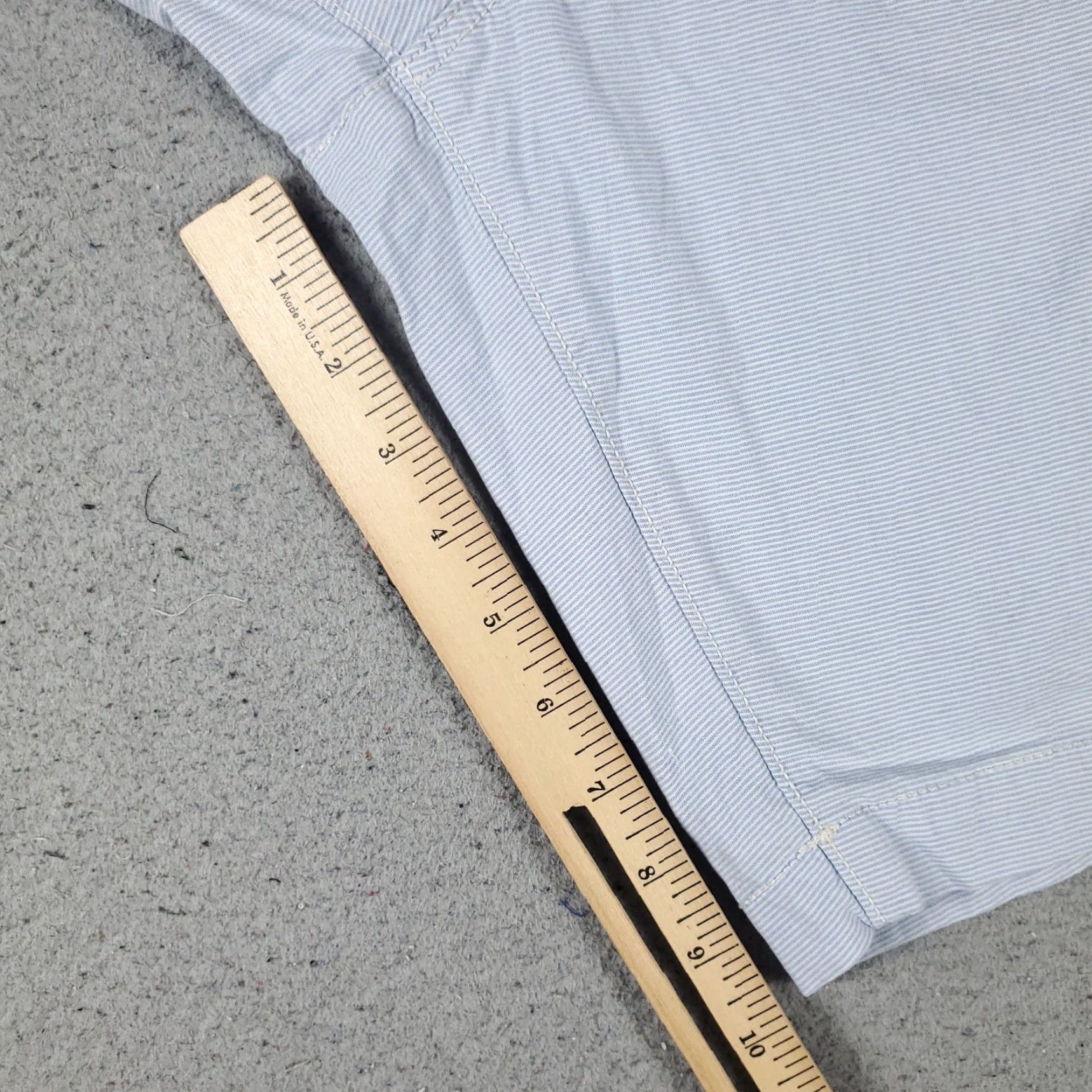 American Eagle Outfitters VINTAGE American Eagle Shorts Mens Size 32 Blue Striped Cotton Blend Casual Flat Front Chino Men Size US 32 / EU 48 - 6 Thumbnail