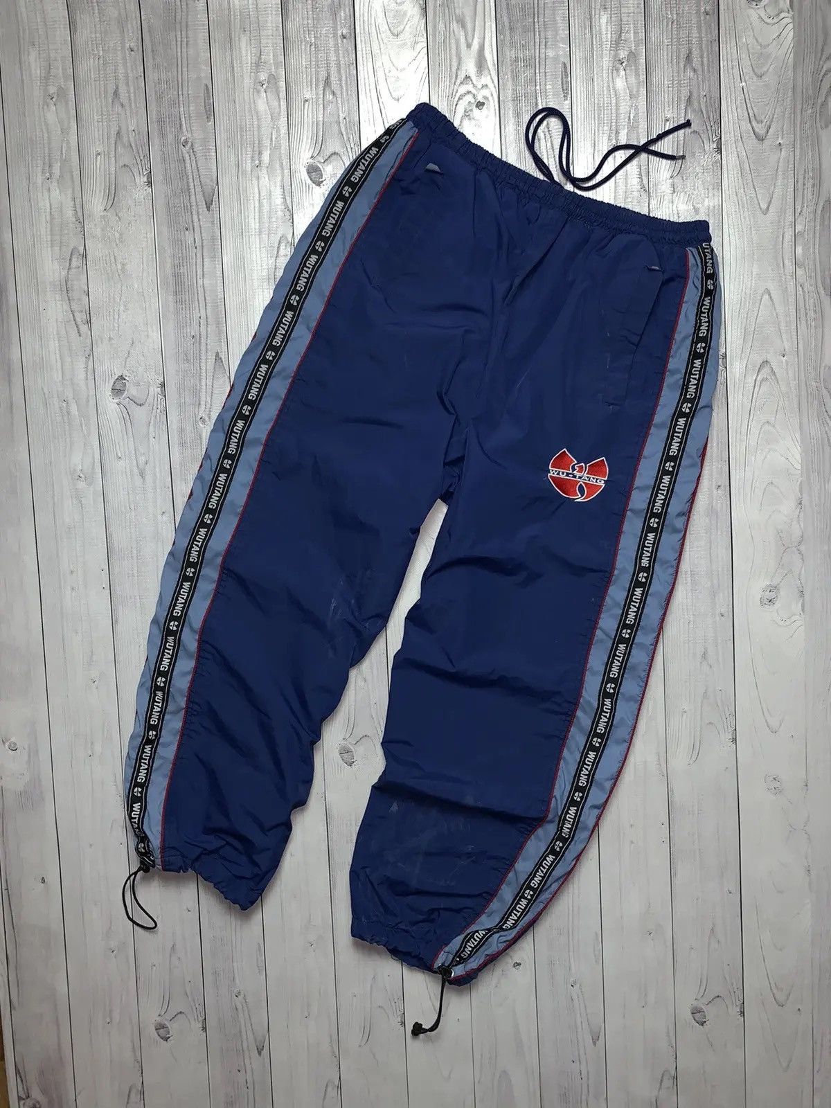 Wu-Tang Clan Vintage Wu-Tang track suit drill pants Y2K jacket big logo Size US L / EU 52-54 / 3 - 5 Thumbnail