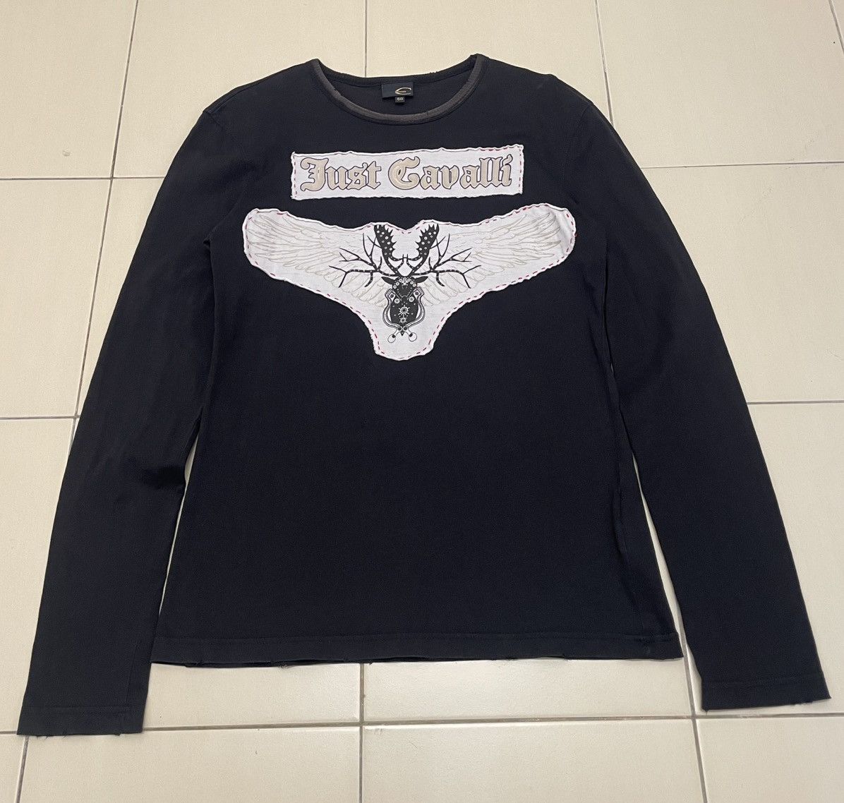 Just Cavalli Just Cavalli Long Sleeve Tee Size US S / EU 44-46 / 1 - 1 Thumbnail