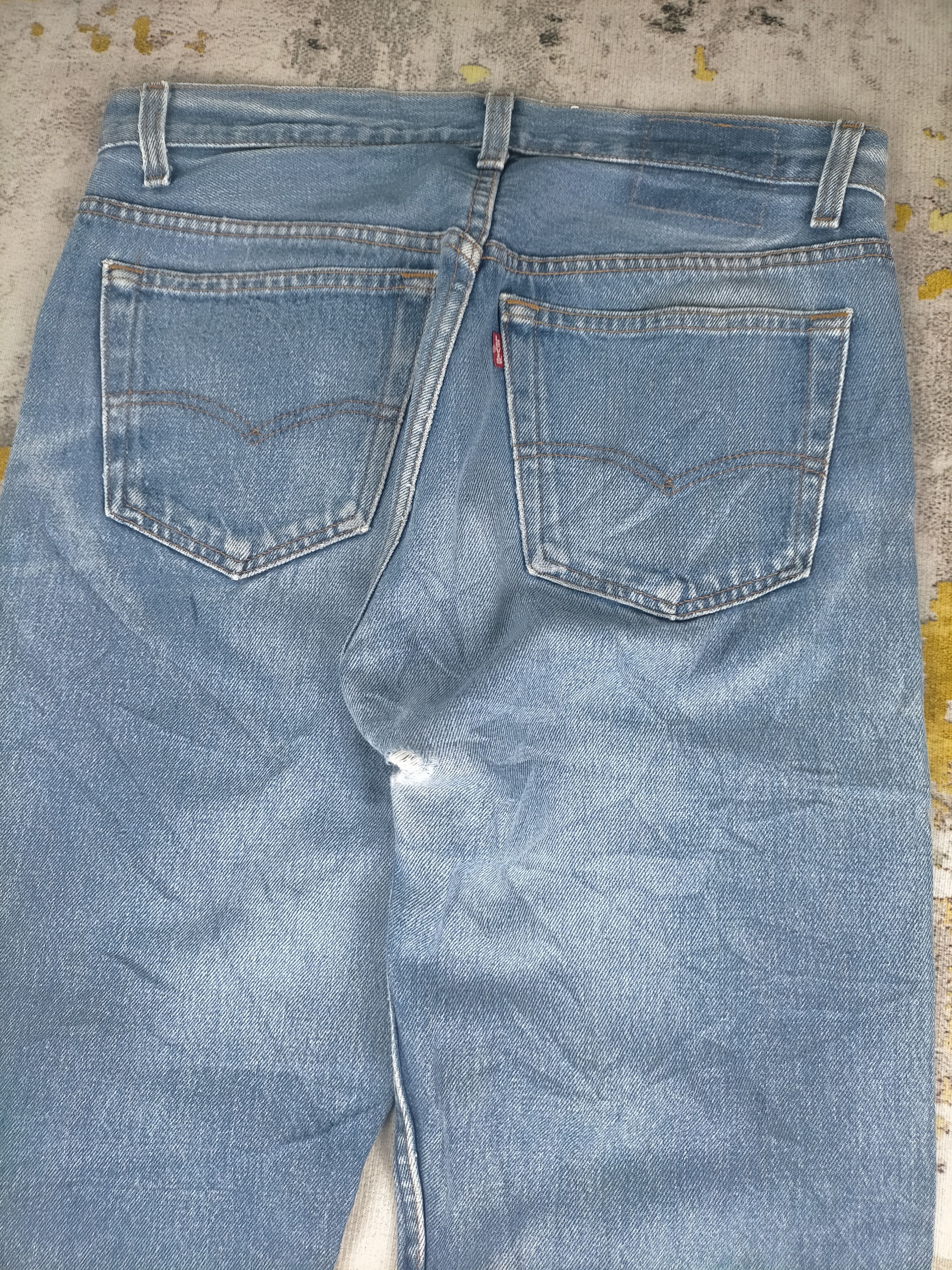 Levi's Vintage Clothing 🔥80s Vintage Levis 501 Button 501 Mudwash Distressed Jeans Size US 31 - 4 Thumbnail