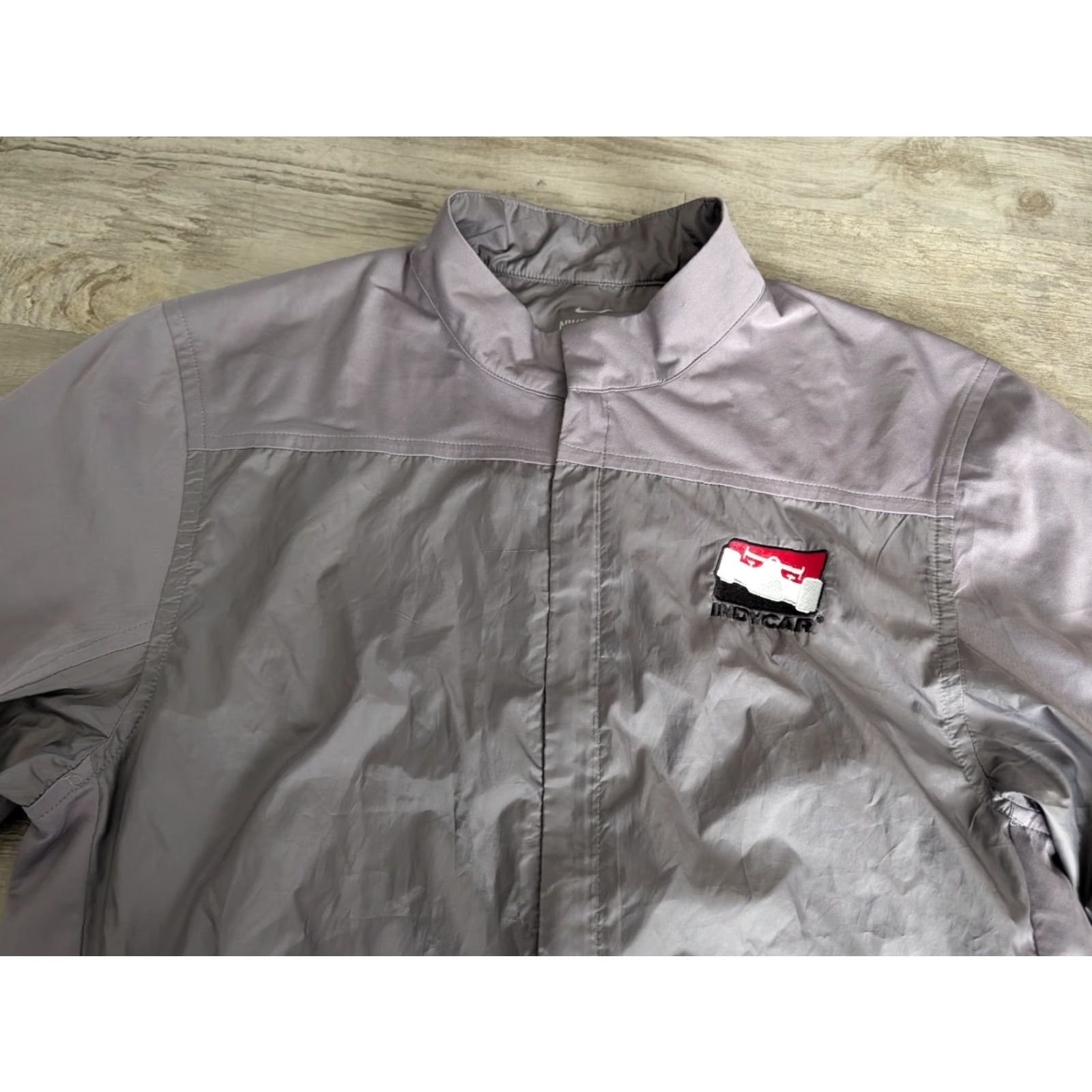 Nike Nike Jacket Mens Small Storm-FIT IndyCar Racing Gray Full Zip Windbreaker Size US S / EU 44-46 / 1 - 3 Thumbnail