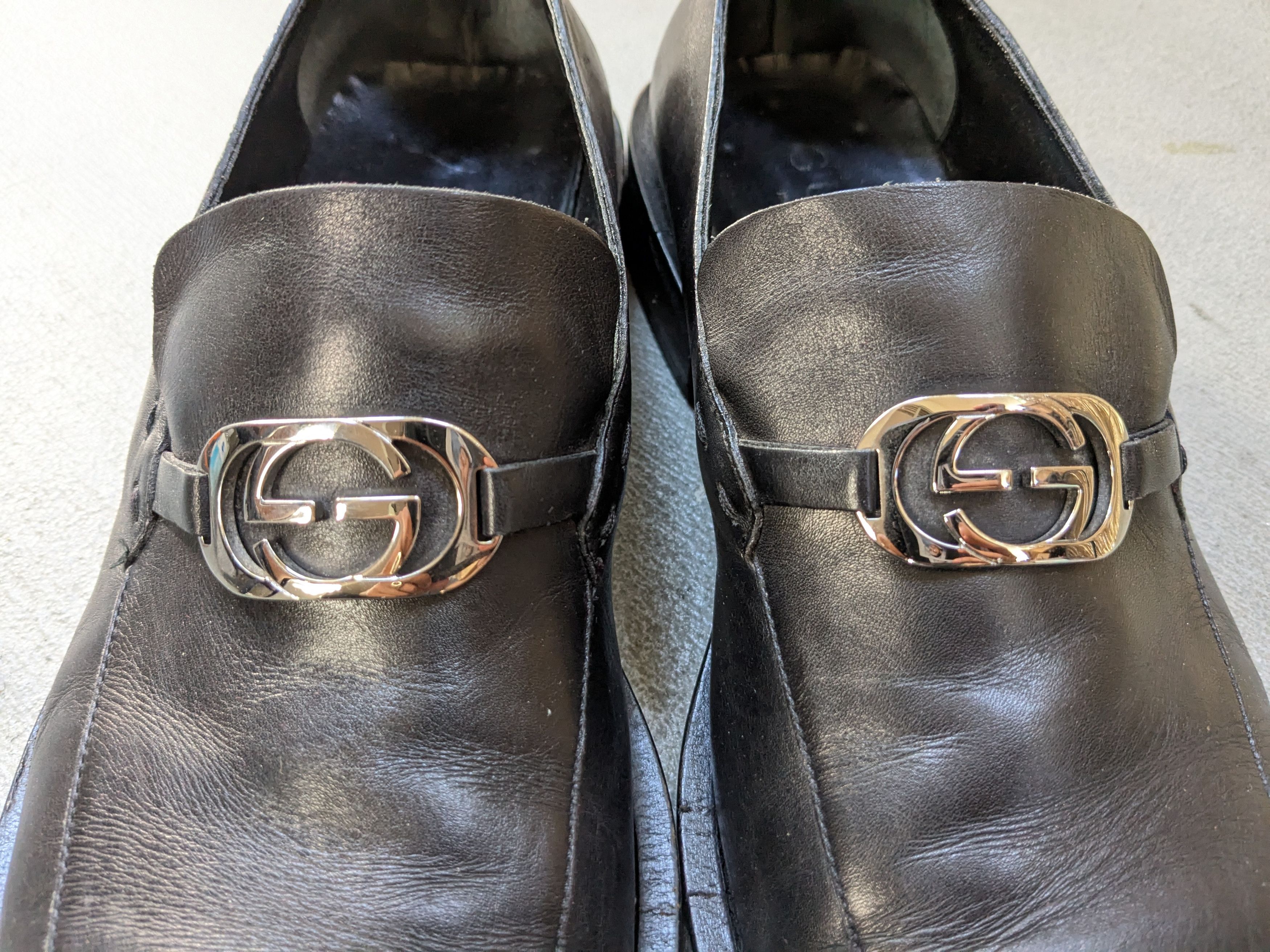 Gucci Gucci Horsebit Loafers Black 10 D Leather Italy Slip On GG Size US 10 / EU 43 - 3 Thumbnail