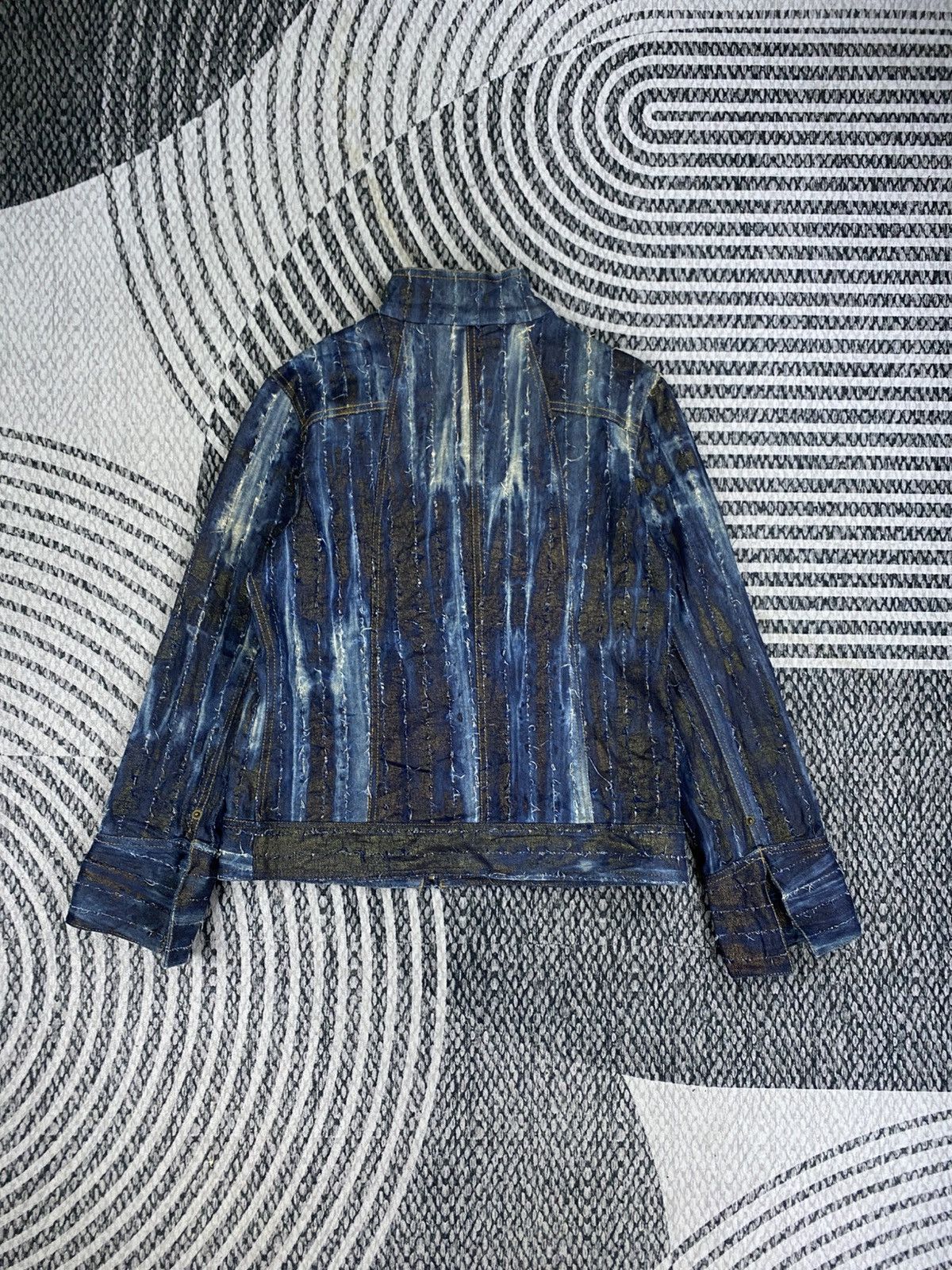 Japanese Brand Vintage Fagras Vita Boro Distressed Patchwork Denim Jacket Size US S / EU 44-46 / 1 - 2 Thumbnail