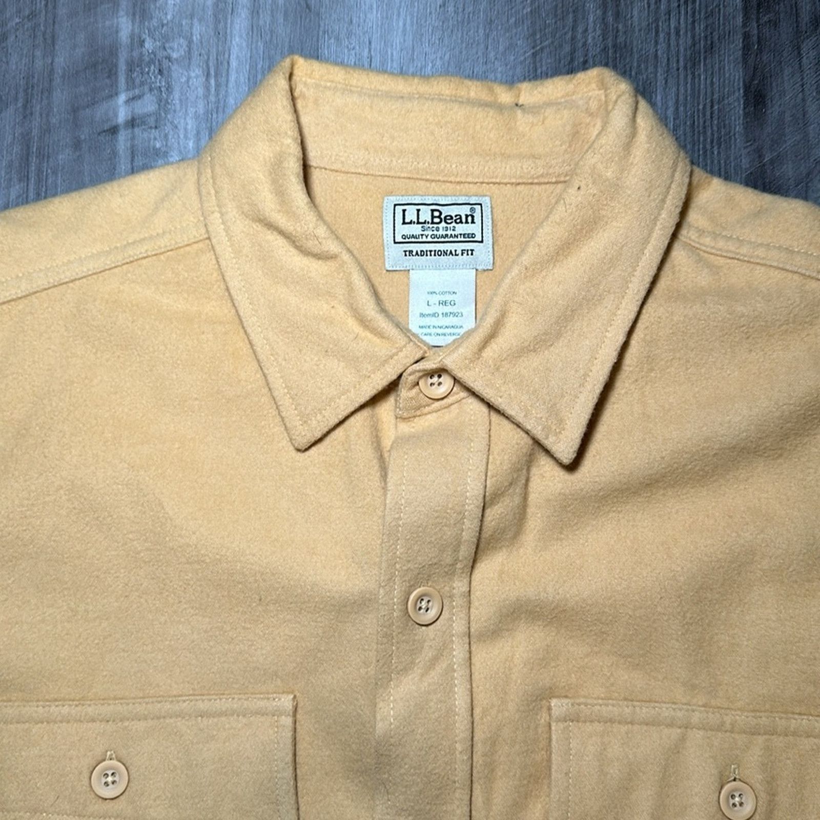 L.L. Bean L.L. Bean Flannel Traditional Fit - Large Regular Size US L / EU 52-54 / 3 - 6 Thumbnail