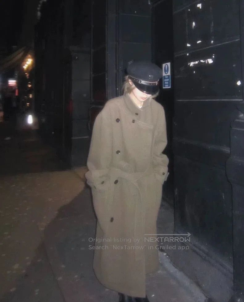Lemaire Lemaire WARP Coat in Squirrel Green. Size US M / EU 48-50 / 2 - 9 Thumbnail