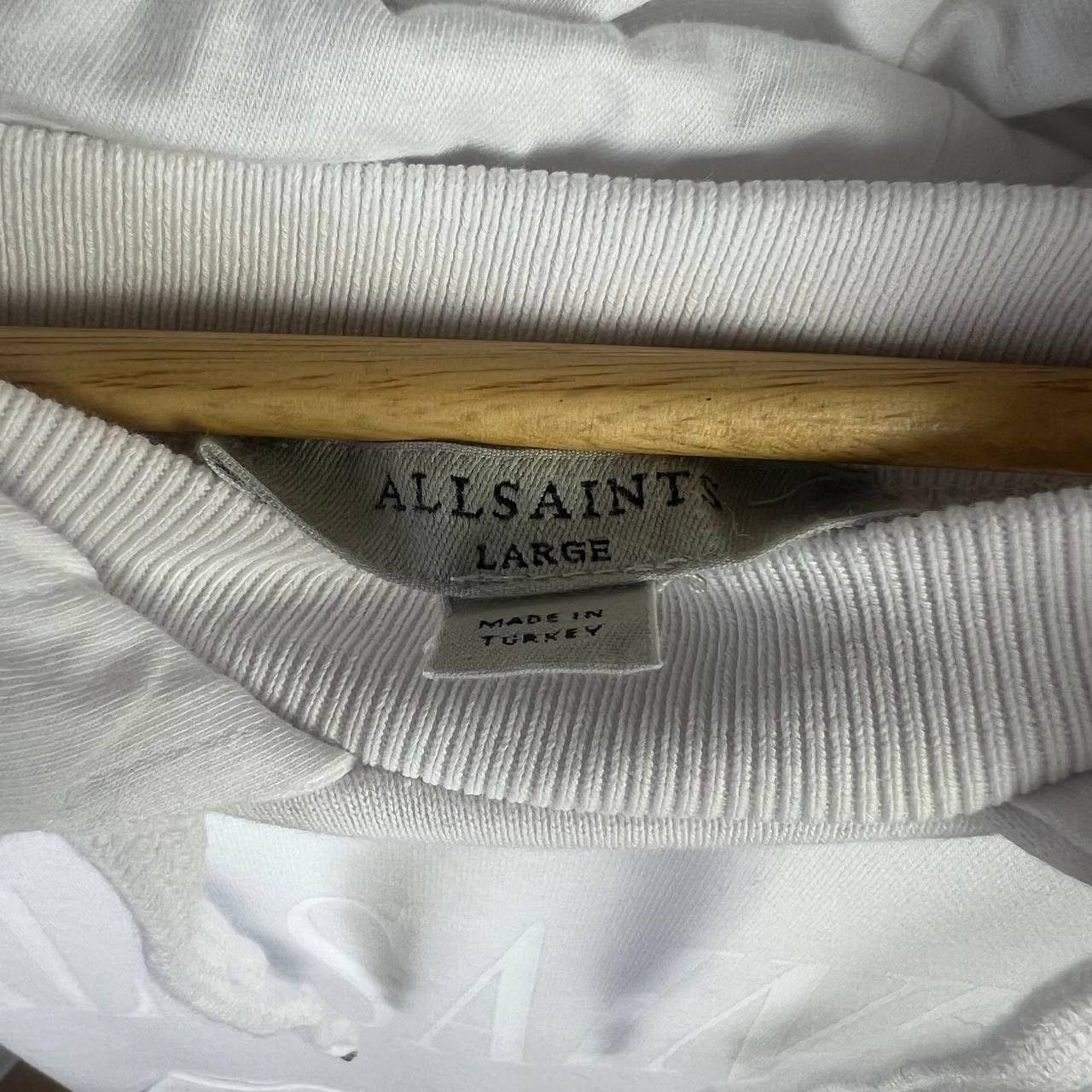 Allsaints Allsaints Big Logo Vintage Hoodie Size US L / EU 52-54 / 3 - 3 Thumbnail
