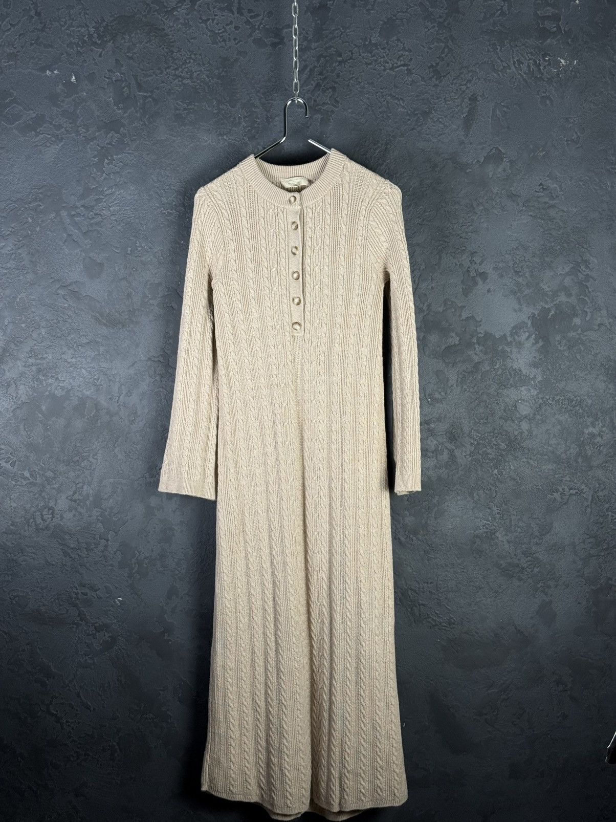 Sezane LA MAILLE SEZANE Women’s Maxi Dress Merino Wool Blend Size S Size S / US 4 / IT 40 - 4 Thumbnail