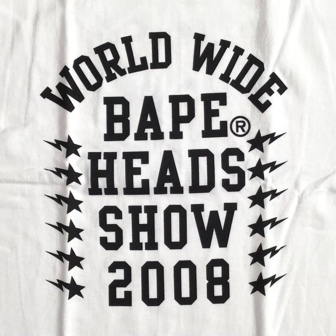 Bape 2008 BAPE HEADS SHOW T-shirt NIGO Pharrell Kanye West NERD Size US L / EU 52-54 / 3 - 3 Thumbnail