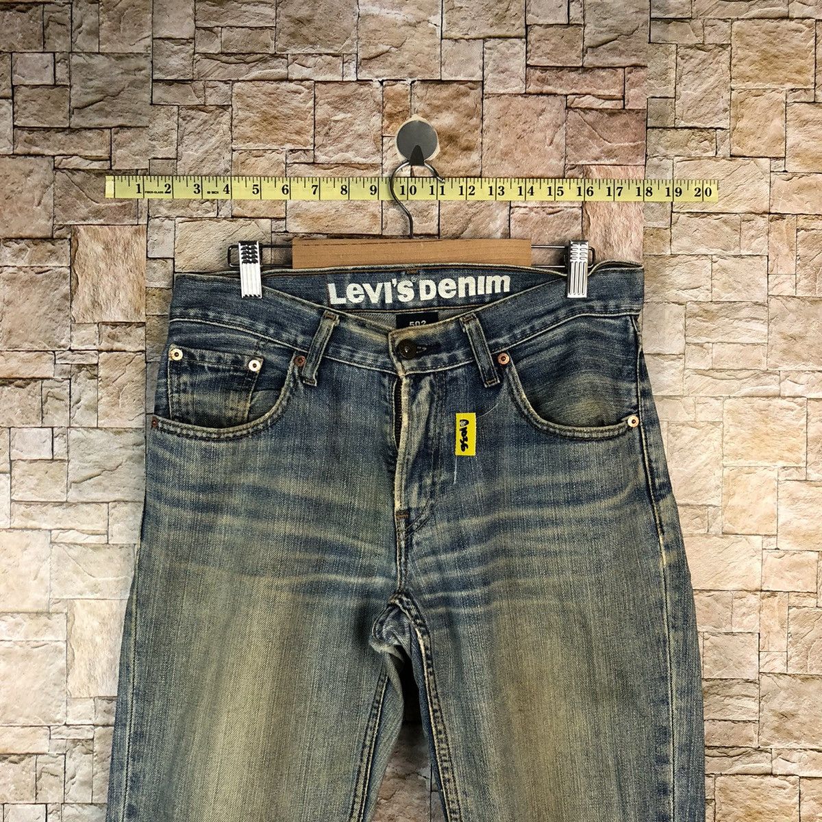 Levi's Levis 502 Blue Denim jeans Pants #A1036 Size US 31 - 4 Thumbnail