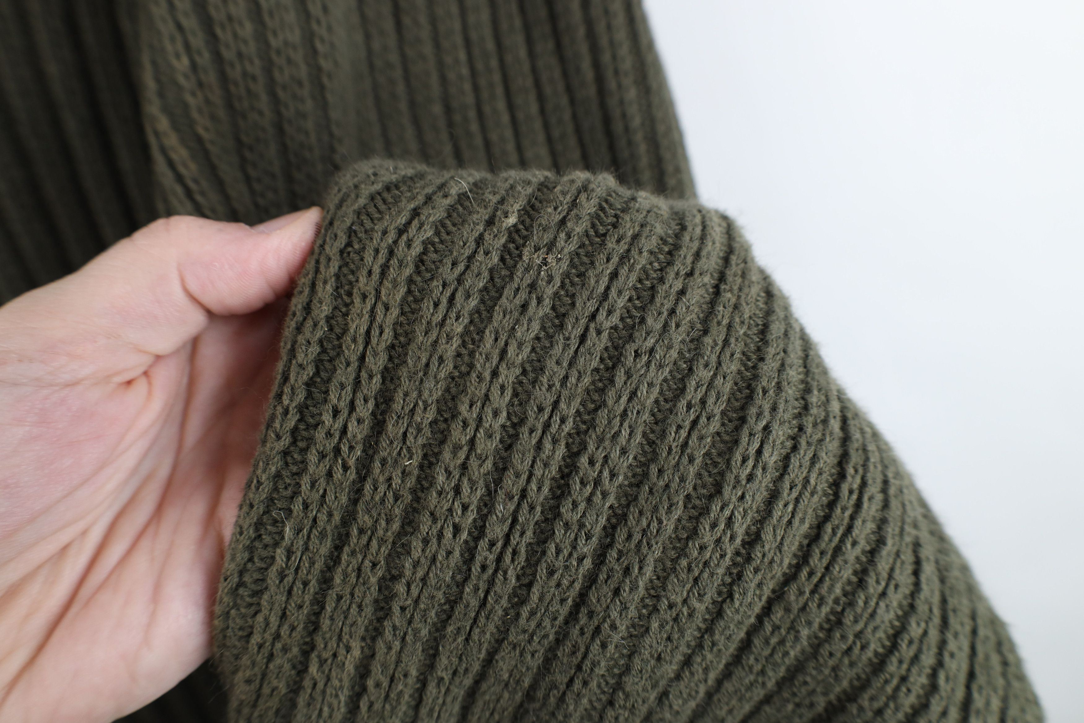 Duluth Trading Company Duluth Trading Co Ribbed Knit High Neck Military Sweater Size US XXL / EU 58 / 5 - 6 Thumbnail